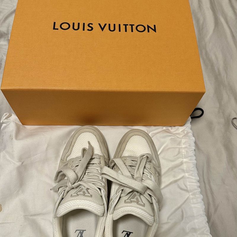 Louis Vuitton Louis Vuitton Low Top Trainers in Beige -2508 Size US 6.5 / EU 39-40 - 6 Thumbnail