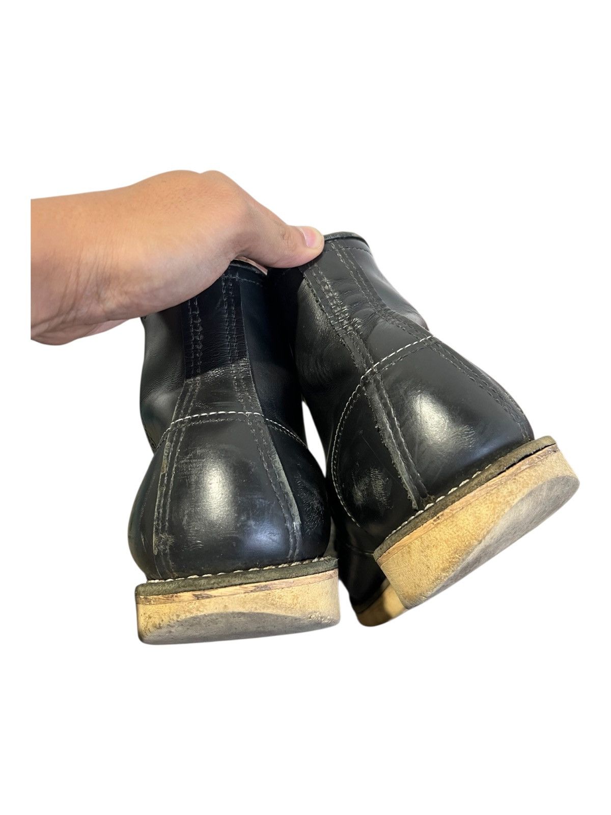 Red Wing Vintage Red Wing USA 🇺🇸 8130 Heritage Work Moc Toe 6" Boots Size US 9.5 / EU 42-43 - 4 Thumbnail