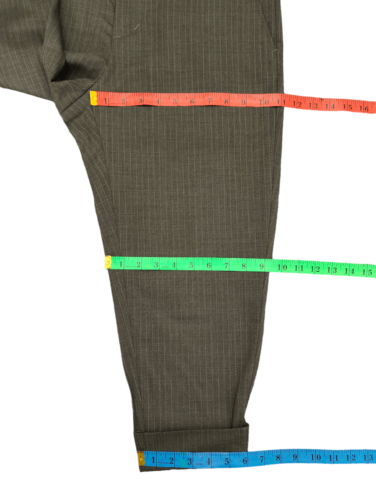 Isamu Katayama Backlash Japanese Brand Kahki Pin Striped 3Q Trouser Pants Size US 32 / EU 48 - 7 Thumbnail