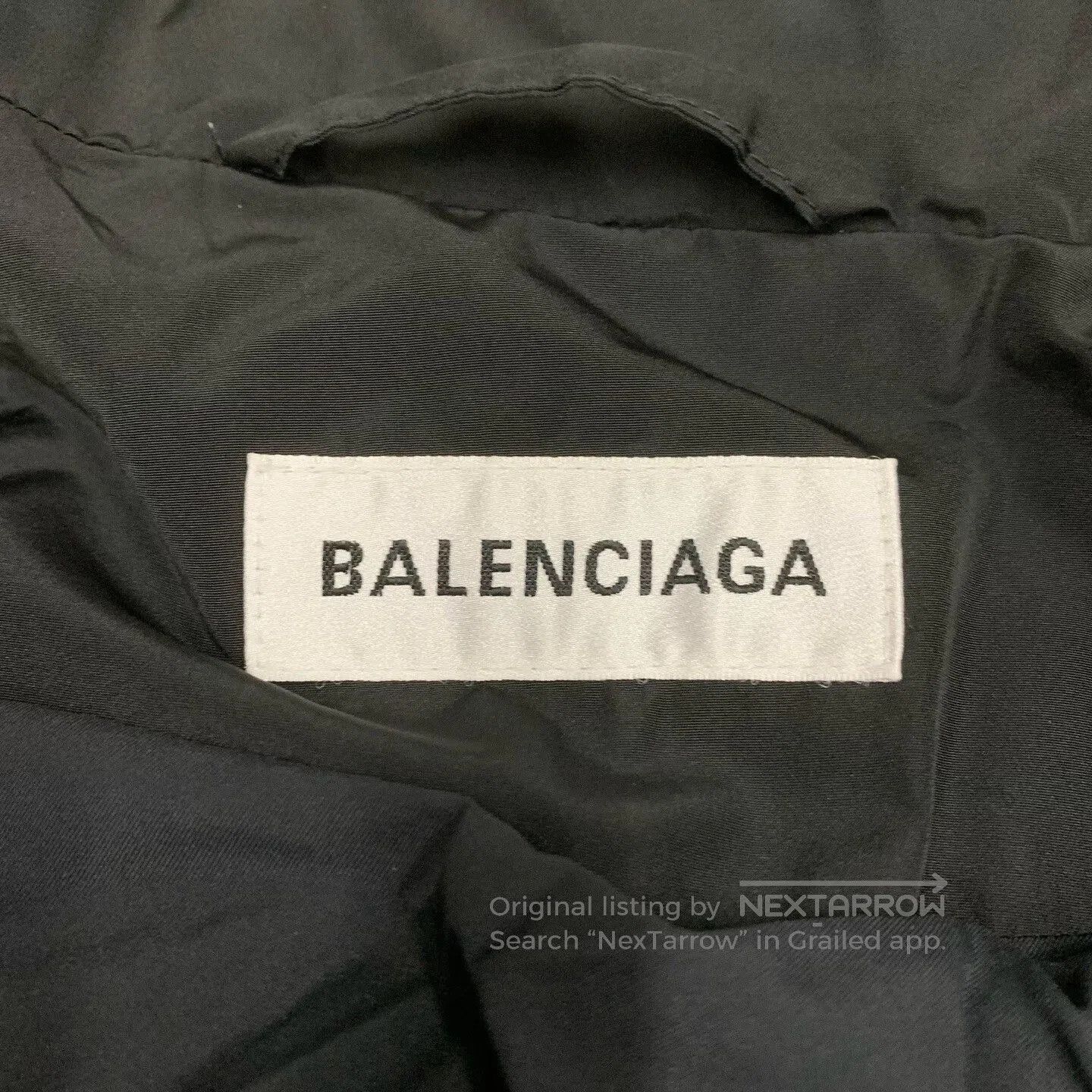 Balenciaga black short puffer jacket with buckle. Size S / US 4 / IT 40 - 6 Thumbnail