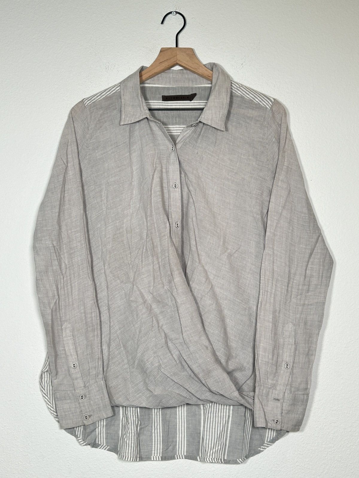 Nicholas K Spiral Twisted Button up Size US M / EU 48-50 / 2 - 1 Thumbnail