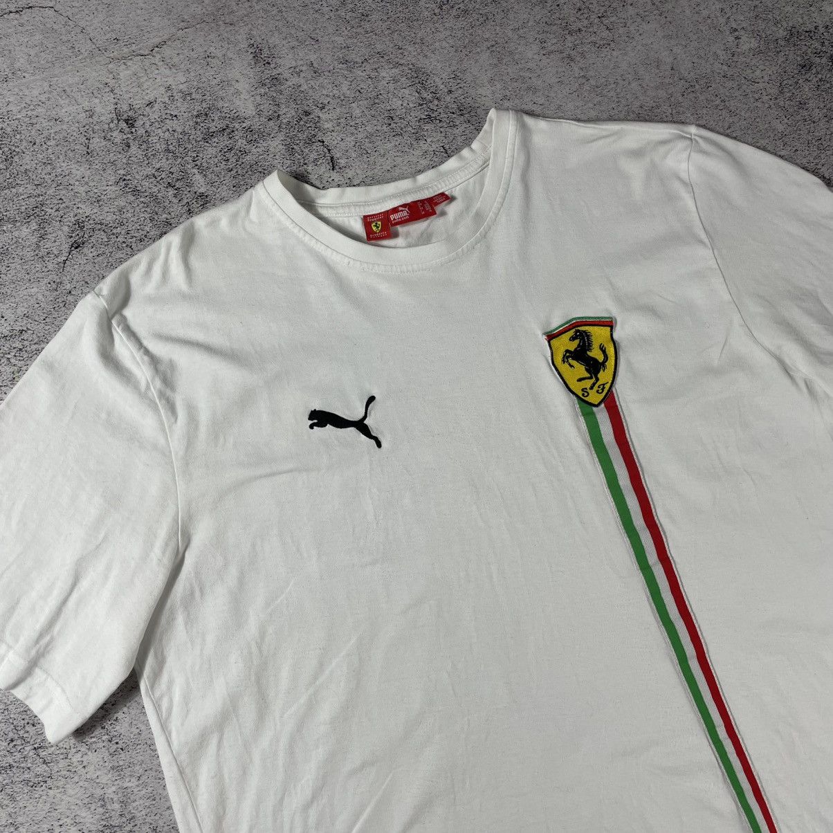 Ferrari × Puma Puma Scuderia Ferrari White T Shirt Racing Wear Size US XXL / EU 58 / 5 - 2 Thumbnail