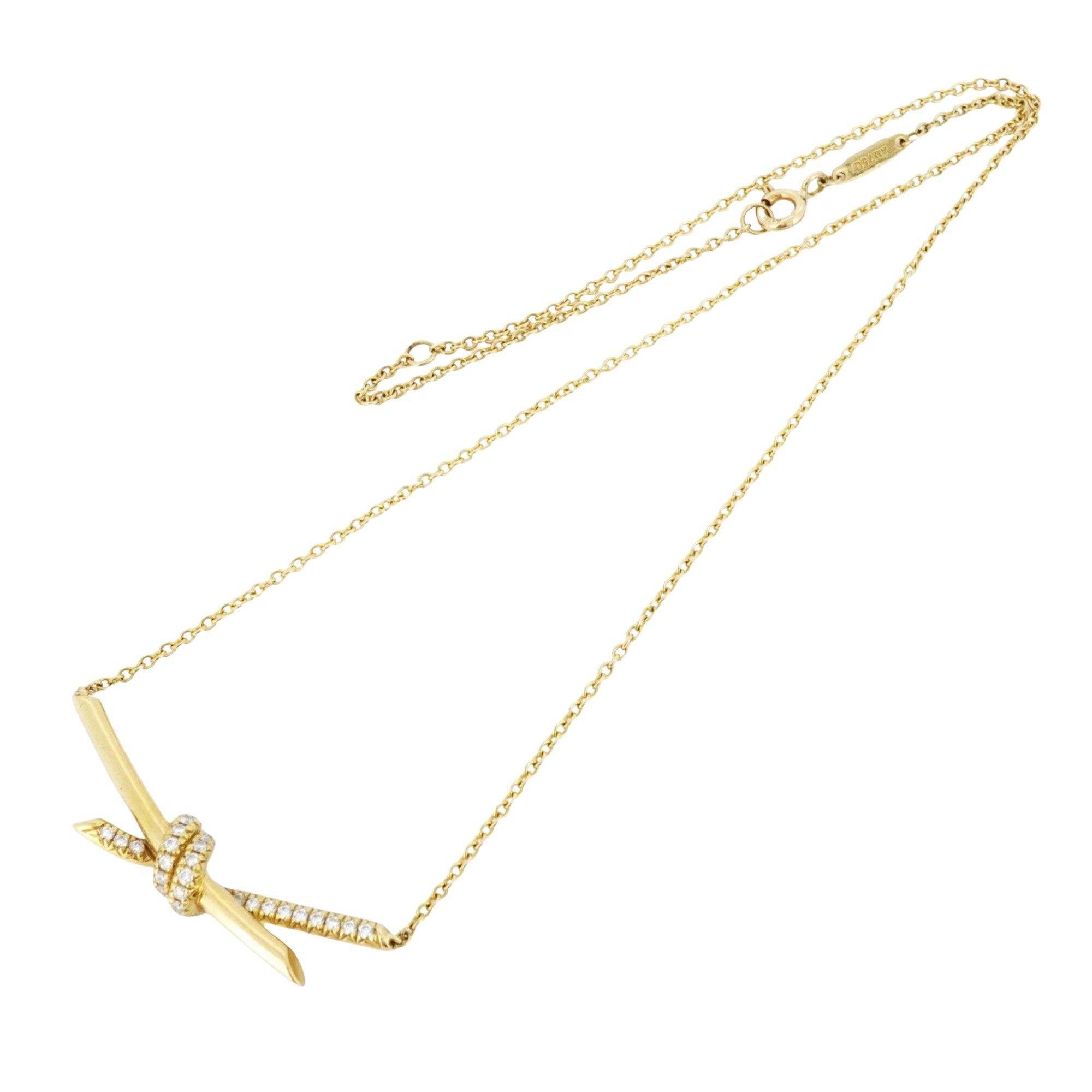 Tiffany & Co. Tiffany & Co Knot necklace Size ONE SIZE - 1 Thumbnail