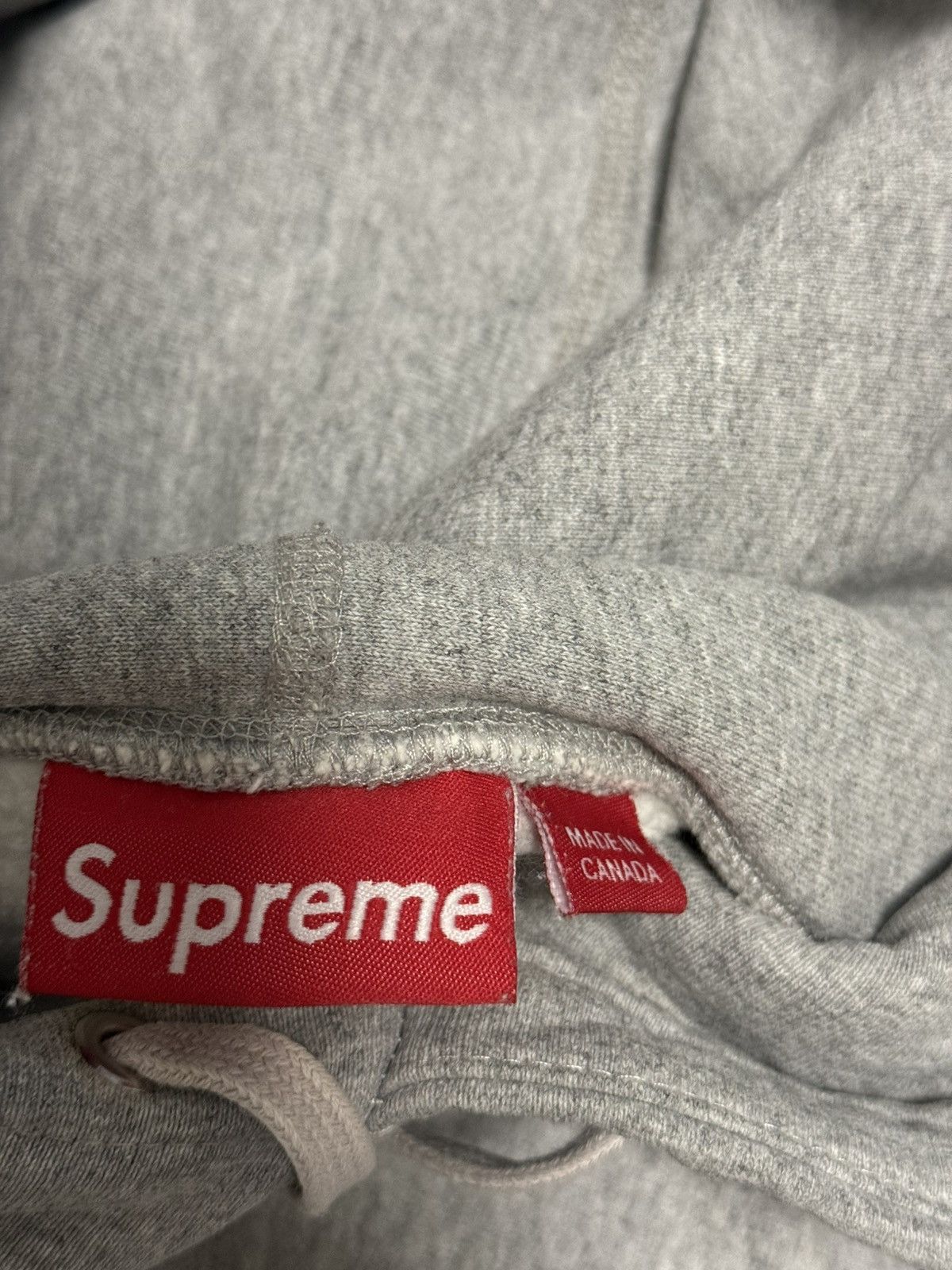 Supreme Supreme fw12 red on grey box logo hoodie hooded sweatershirt Size US L / EU 52-54 / 3 - 5 Thumbnail