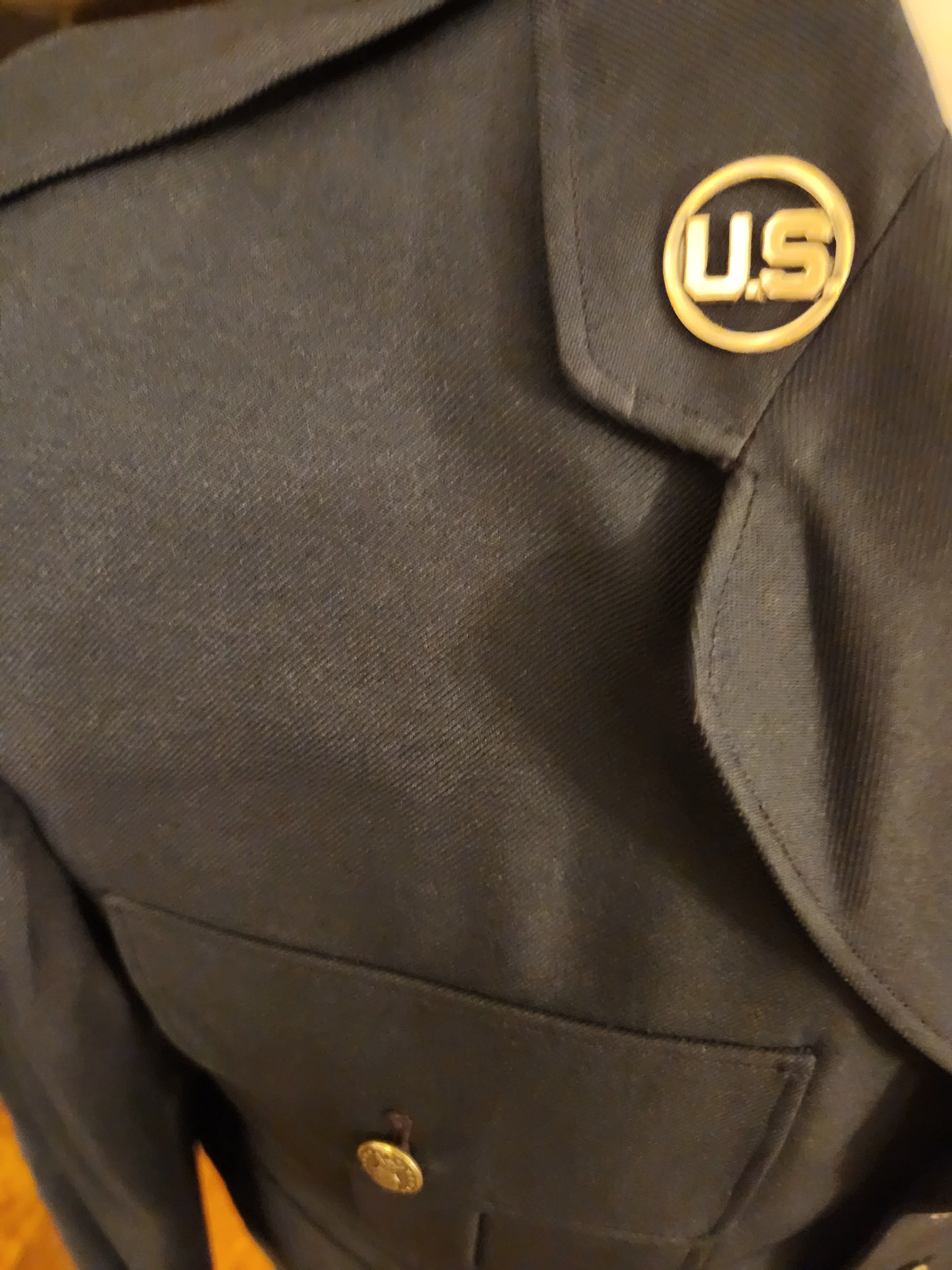 Other U. S. Air Force Staff Sargent Dress Blues Uniform Jacket Size 42S - 3 Thumbnail