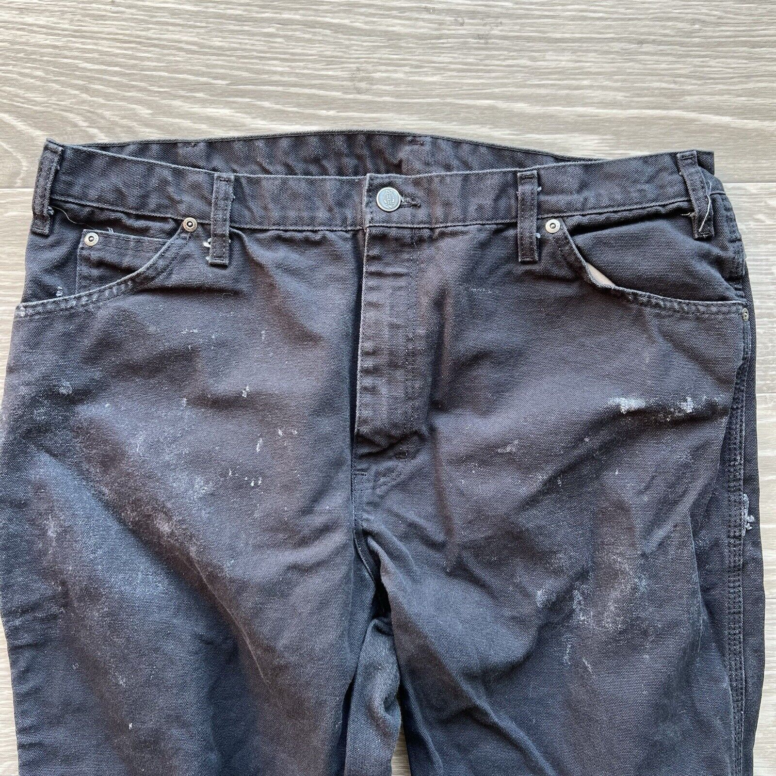 Dickies Dickies Carpenter Pants Mens 36x30 Black Emo Grunge Canvas Size US 36 / EU 52 - 7 Thumbnail