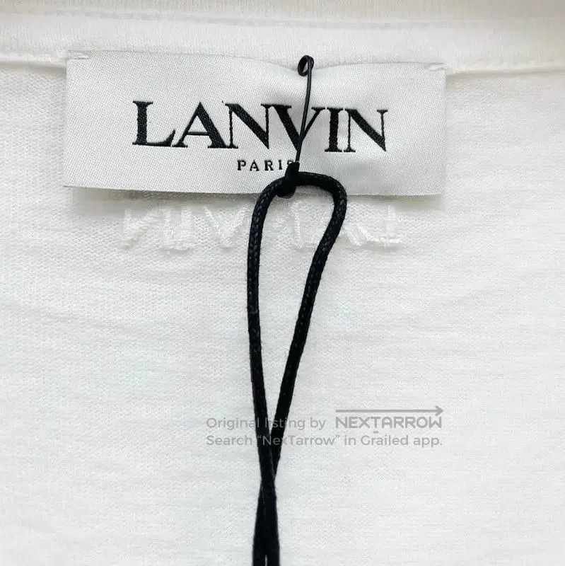 Lanvin Lanvin White Cotton Men's T-Shirt . Size US XS / EU 42 / 0 - 4 Thumbnail