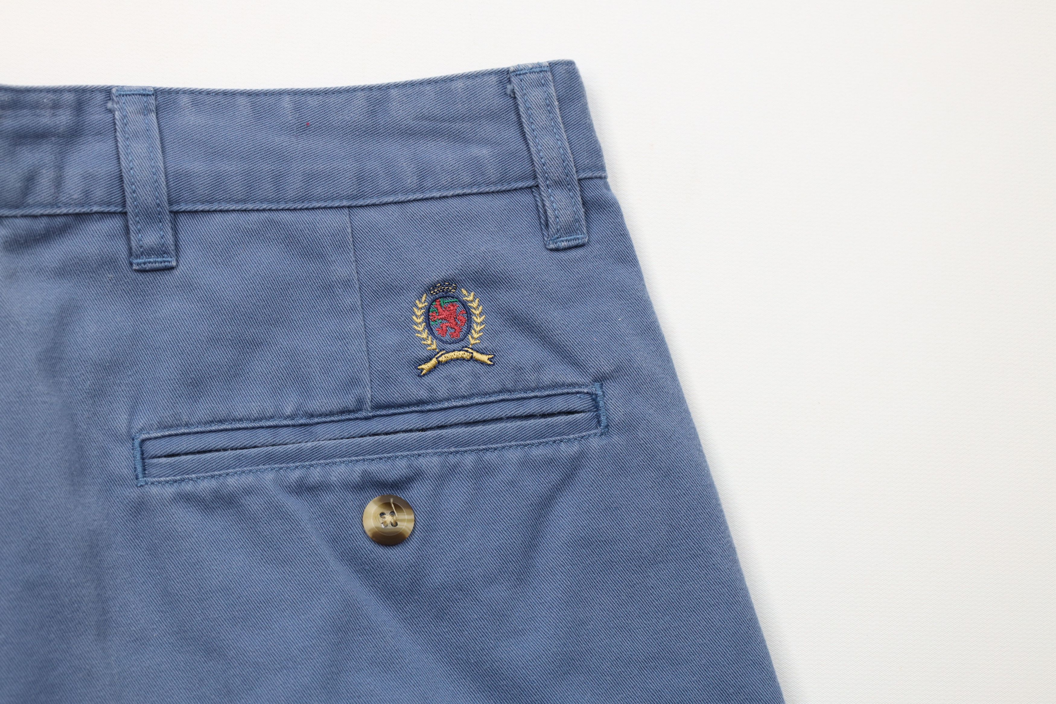 Tommy Hilfiger Vintage 90s Tommy Hilfiger Above Knee Golf Chino Shorts Blue Size US 30 / EU 46 - 10 Thumbnail