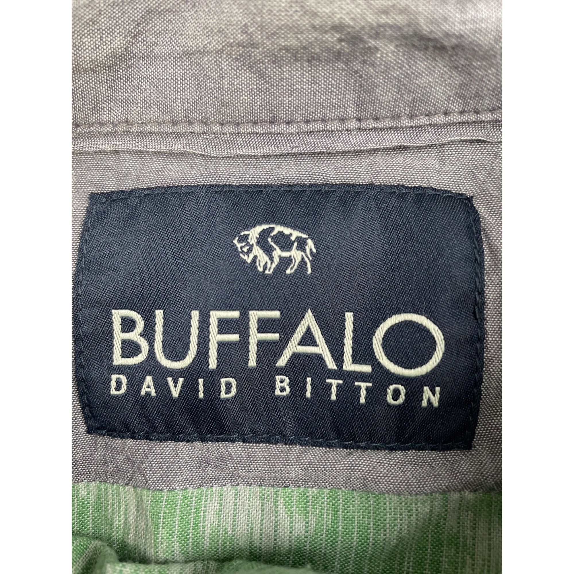 Buffalo David Bitton Buffalo David Bitton Men's Green Button up Long Sleeve Shirt Size US XL / EU 56 / 4 - 5 Thumbnail