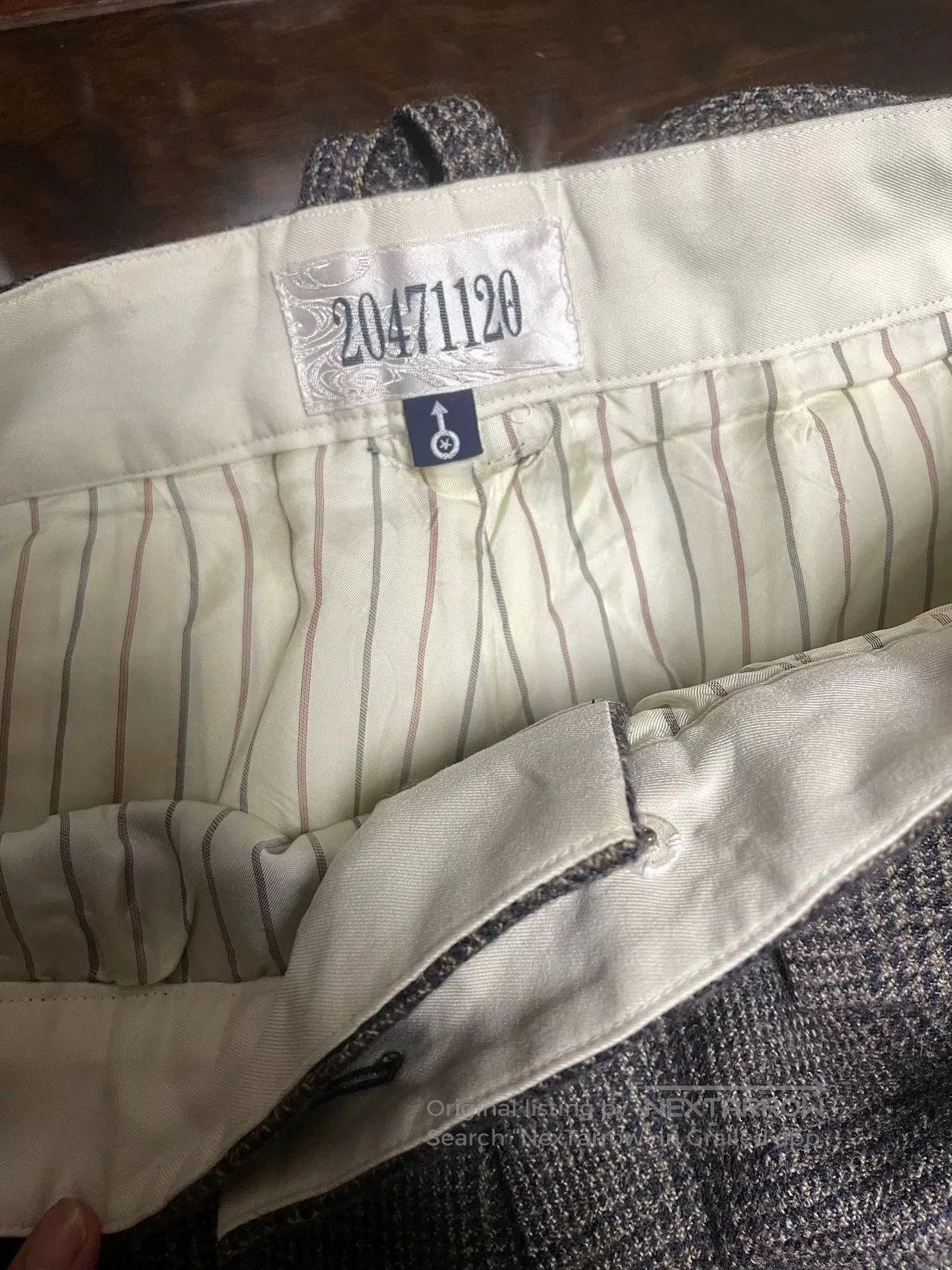 Kazuki Kuraishi unique houndstooth pattern wool long pants. Size 28" / US 6 / IT 42 - 6 Thumbnail