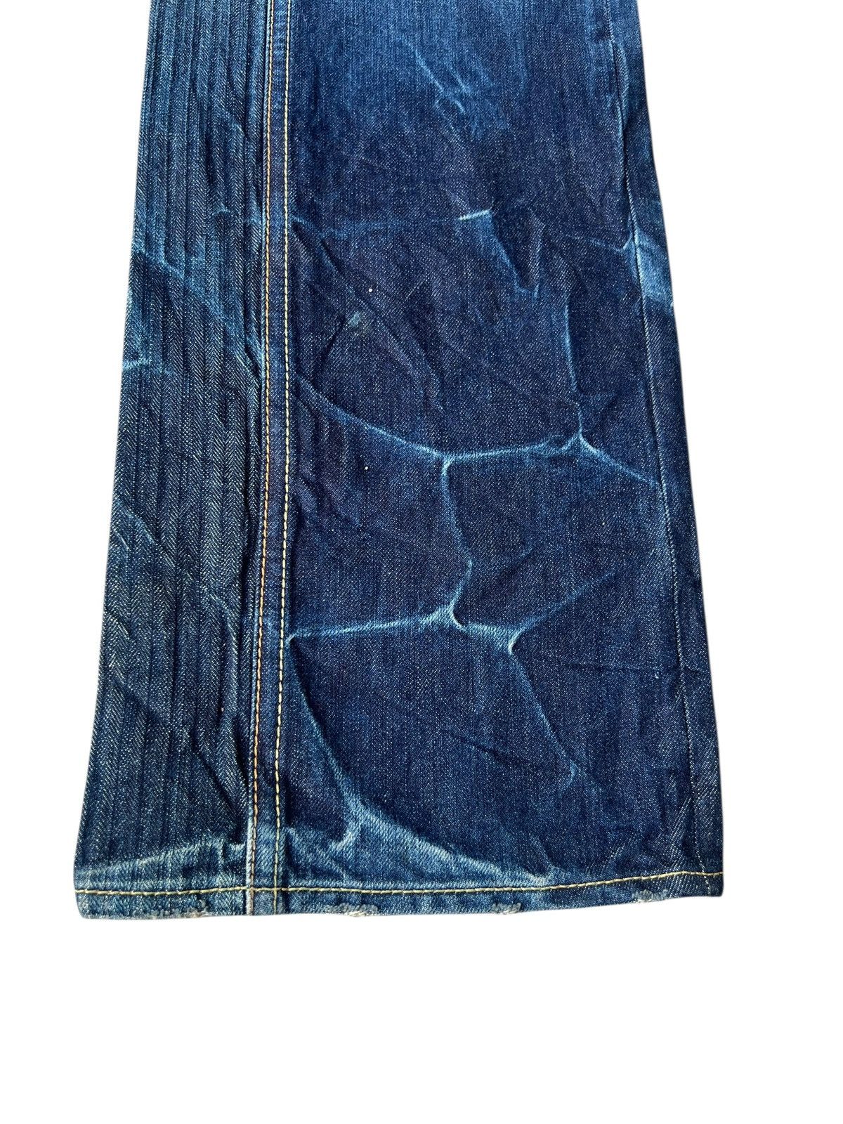 Eternal ETERNAL Japan Distressed Aging Mud Hybrid Denim Loose Jeans Size US 32 / EU 48 - 13 Thumbnail