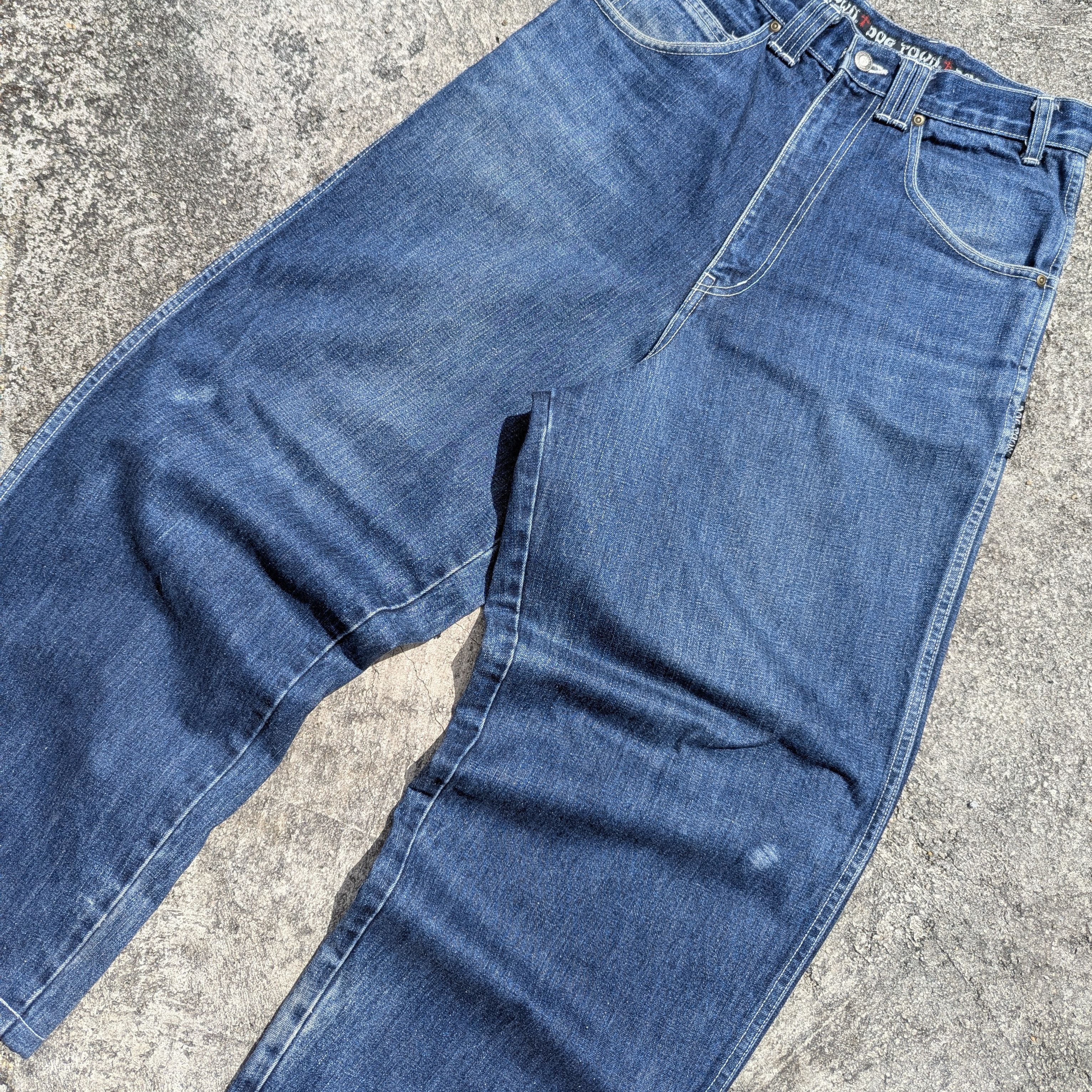 Dogtown × Vintage Vintage Dog Town Black Dragon Skate Baggy Jean Pants Size US 30 / EU 46 - 5 Thumbnail