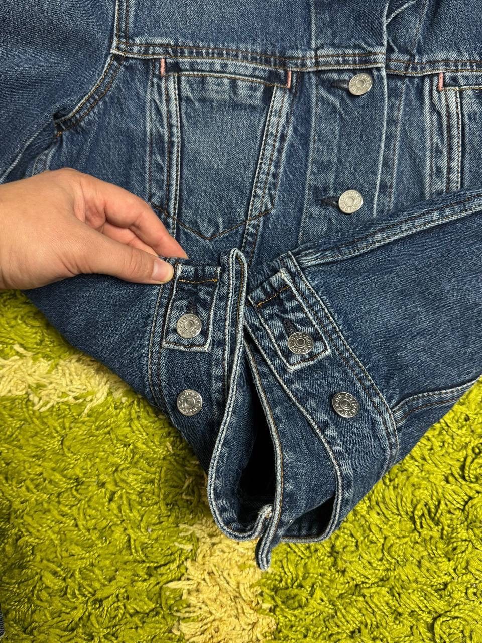 Acne Studios Acne Studios Woman Light Blue Denim Jacket Size 38 Size XS / US 0-2 / IT 36-38 - 4 Thumbnail
