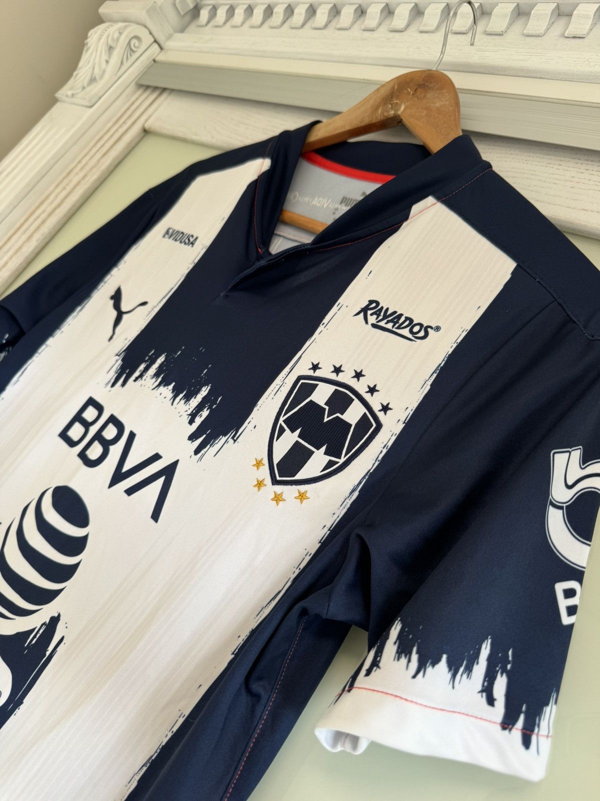 Puma Rayados Monterrey 2020-2021 Home Soccer Jersey Football Kit Size US M / EU 48-50 / 2 - 6 Thumbnail