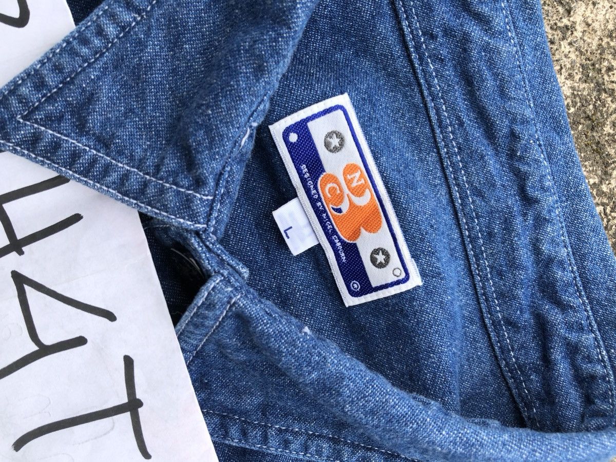Nigel Cabourn × Vintage Vintage US Marine Denim Shirt Size US L / EU 52-54 / 3 - 3 Thumbnail