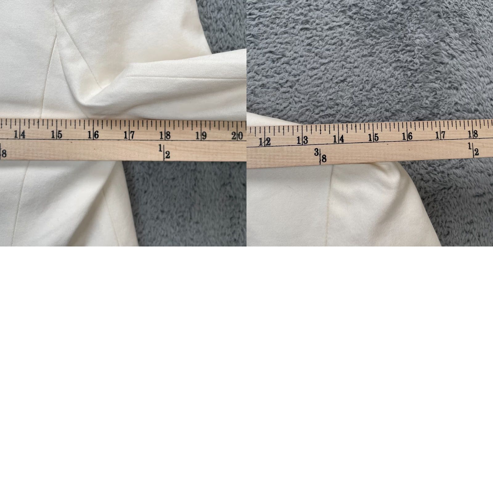 J.Crew J.CREW Blazer Jacket Womens 2 Beige Alexandra Short Notch Lapel Lined Cotton Stretch Formal Tailored Size XS / US 0-2 / IT 36-38 - 9 Thumbnail
