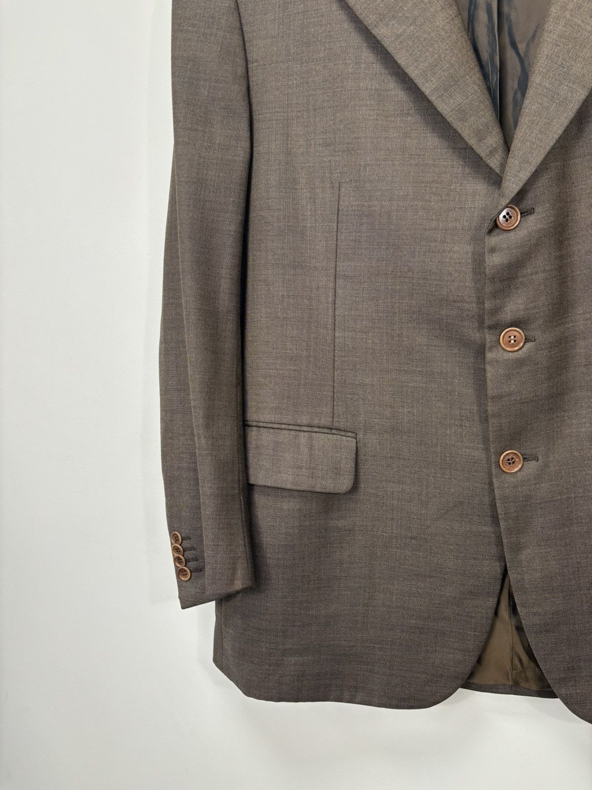 Davide Cenci Davide Cenci Vintage Men’s Italian Luxury Wool Blazer Jacket Size 46R - 5 Thumbnail