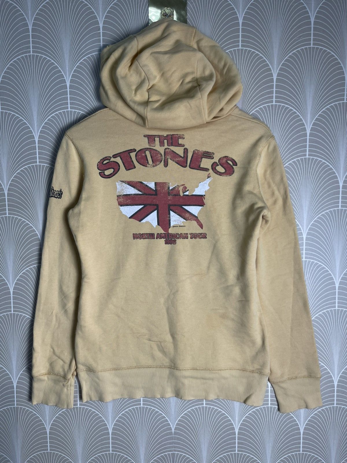 Band Tees × The Rolling Stones × Vintage VINTAGE THE ROLLING STONES TOUR 1996 HOODIE SWEATER Size S / US 4 / IT 40 - 2 Thumbnail
