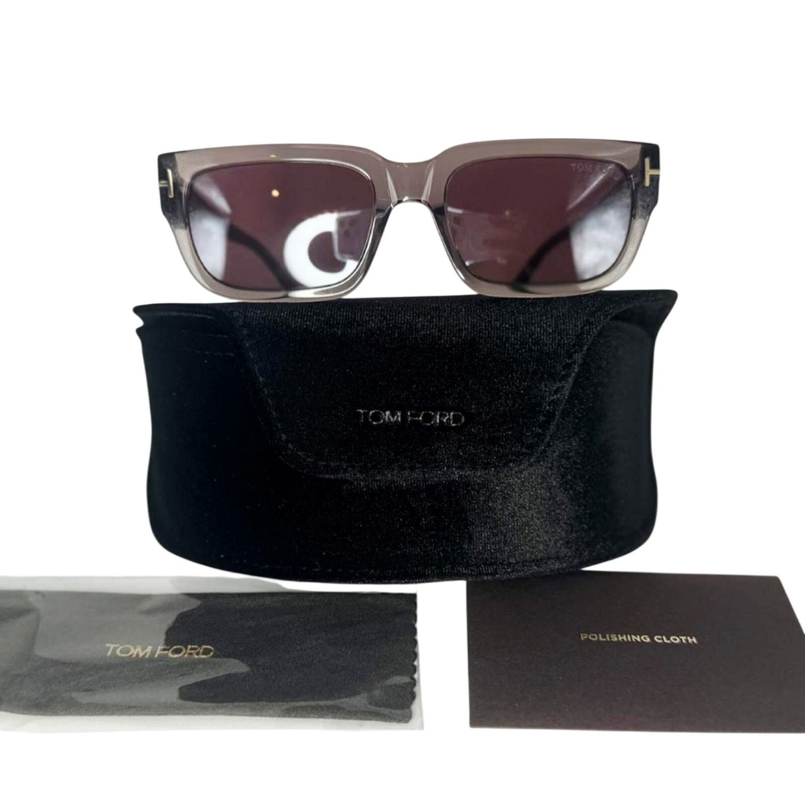 Tom Ford ✨ *AUTHENTIC*Tom Ford Ezra Sunglasses TF1075 45U Transparent Size ONE SIZE - 1 Thumbnail