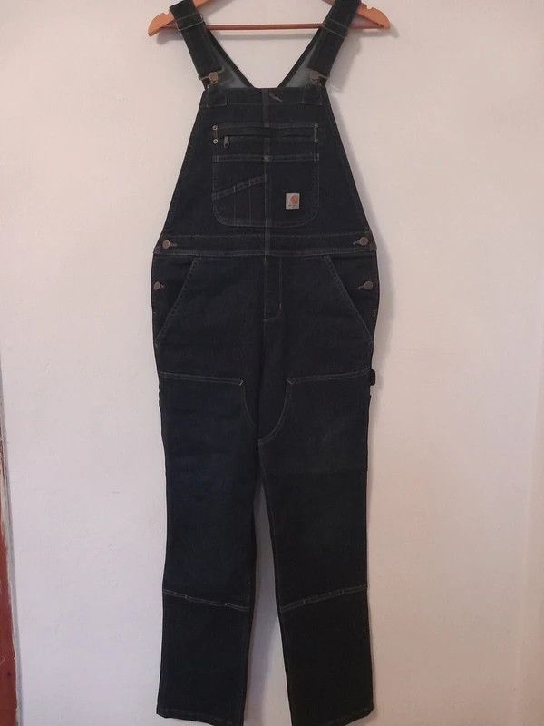 Carhartt New Carhartt rugged flex dungarees navy jeans BNWT size S Size 32" / US 10 / IT 46 - 1 Thumbnail
