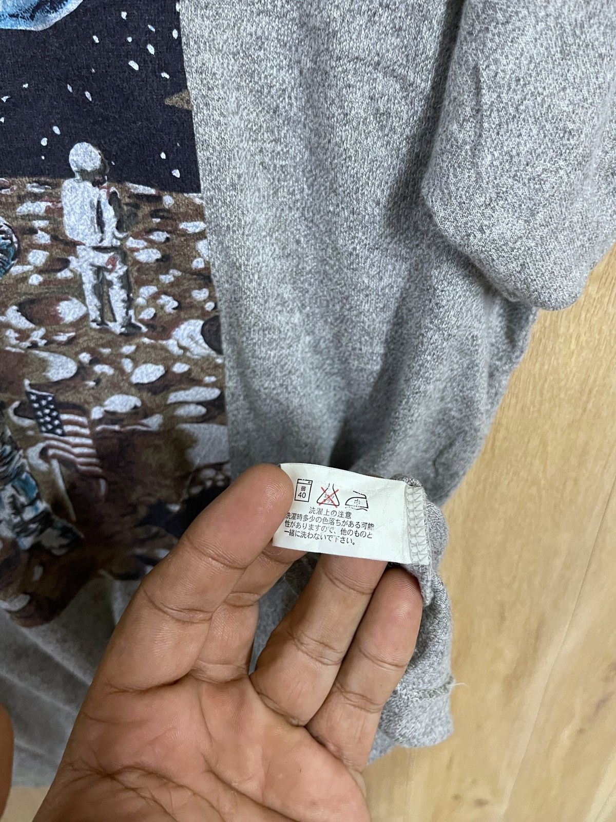 Blue Blue Japan × HOLLYWOOD RANCH MARKET × Japanese Brand Vintage Hollywood Ranch Market Blue Blue Japan Okura T shirt Size US M / EU 48-50 / 2 - 6 Thumbnail