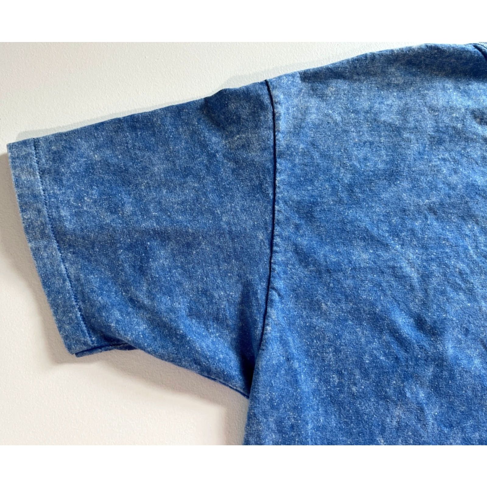 Hanes VINTAGE Hanes Beefy-T T-Shirt Unisex Adults Minnesota Acid Wash 90s Print Made in USA XL Blue 100% Cotton Crew Neck Short Sleeve USA Size US XL / EU 56 / 4 - 5 Thumbnail