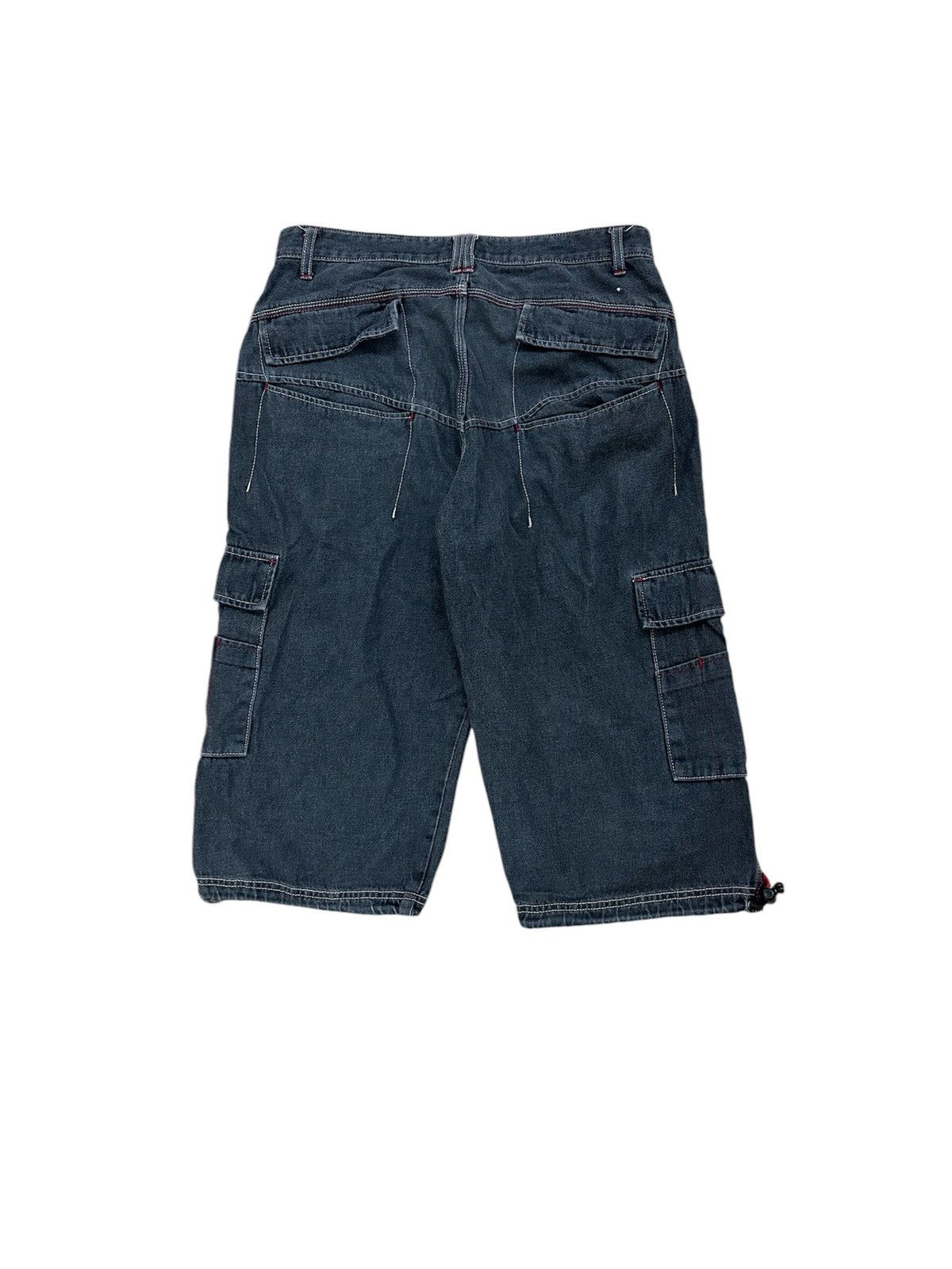 Ecko Unltd. × JNCO × Southpole Vintage Transer Skate Denim Baggy Jorts Jeans Jnco Y2K Style Size US 32 / EU 48 - 2 Thumbnail