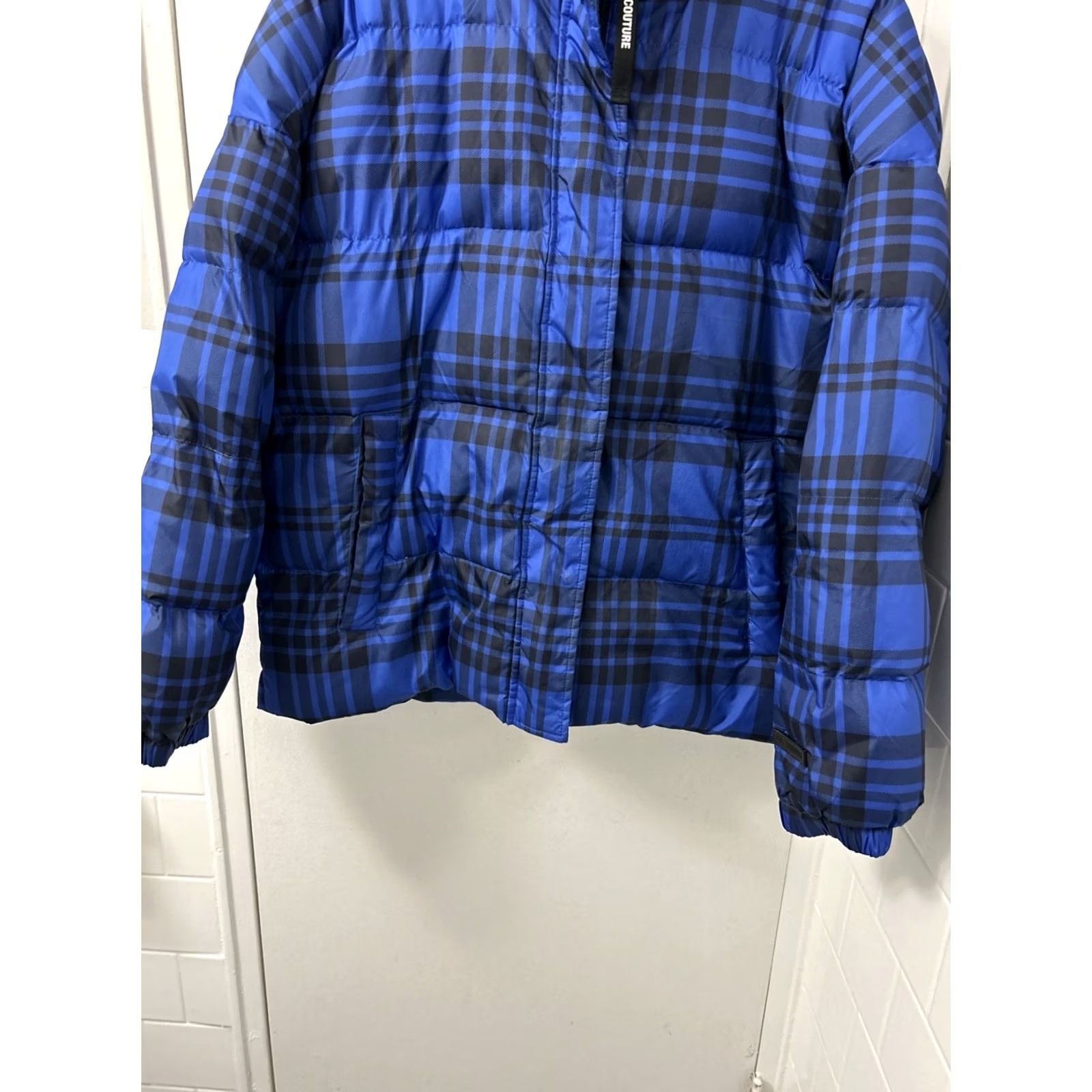 Juicy Couture Juicy Couture Black Label Jacket Puffer Hooded Full Zip Coat Womens M Blue Plaid Winter Casual Mens Womens Girls Boys Size M / US 6-8 / IT 42-44 - 3 Thumbnail
