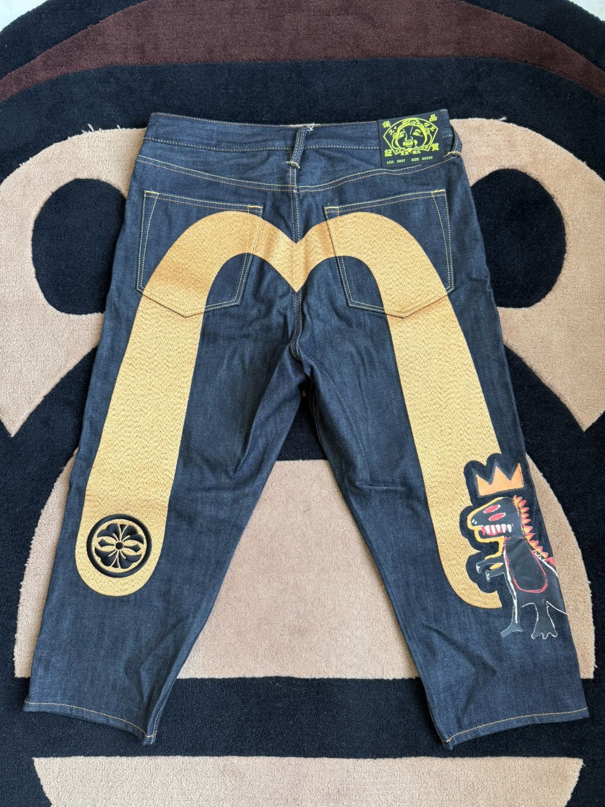 Evisu × Vintage EVISU dinosaur embroidery daicock style jeans！size：32x22 Size US 32 / EU 48 - 1 Thumbnail