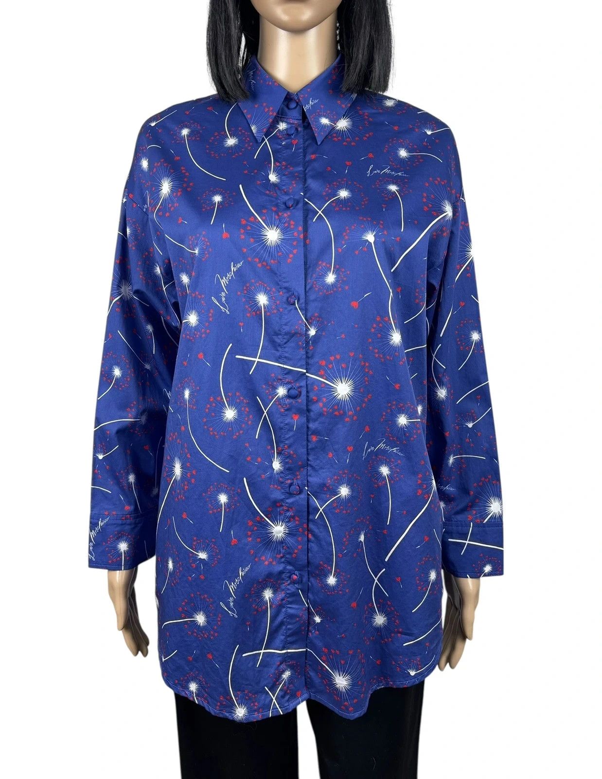 Love Moschino Love Moschino Printed Shirt Collared size US4 I40 Size S / US 4 / IT 40 - 2 Thumbnail