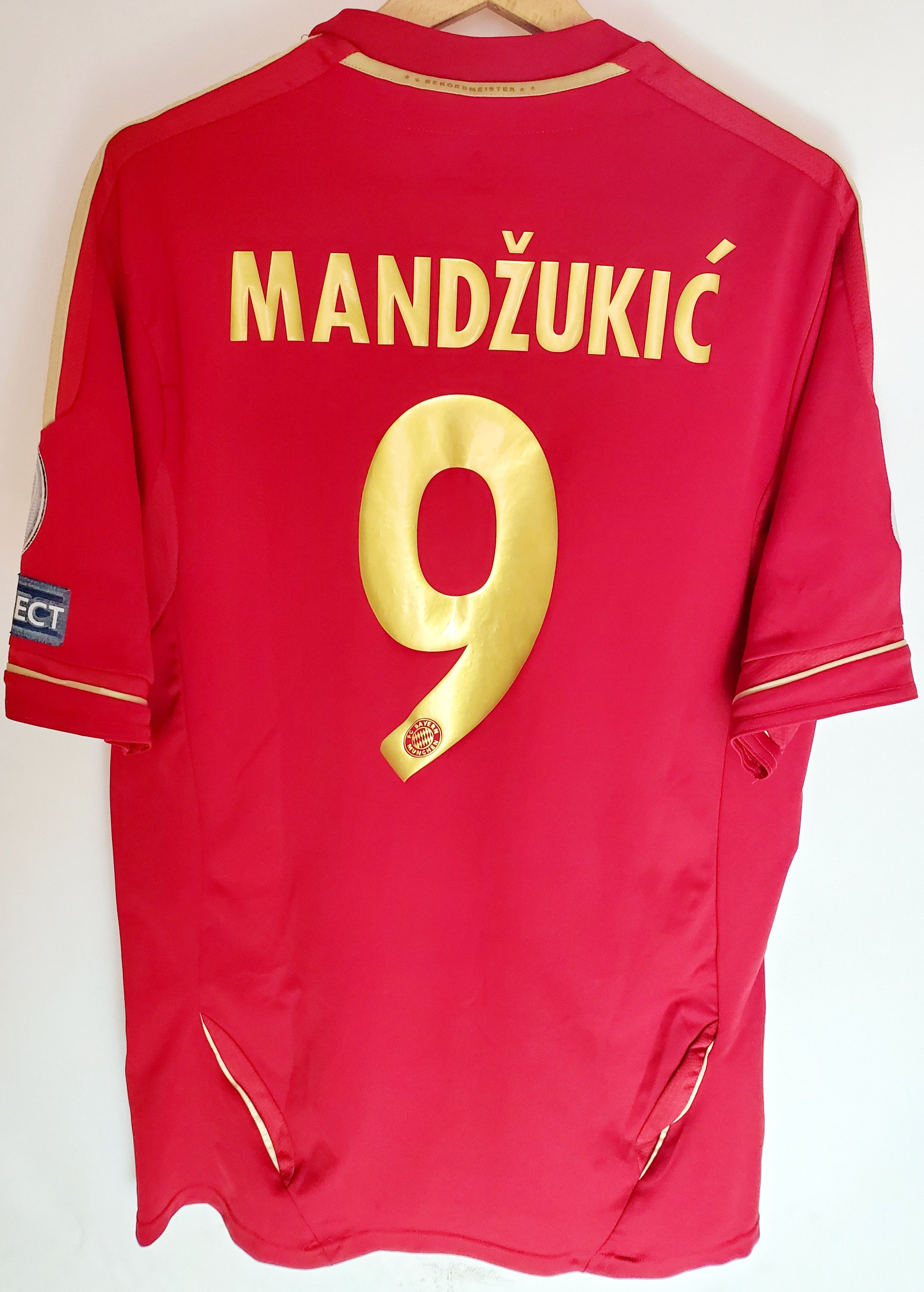 Adidas Bayern Munich 2012/13 #9 Mandzukic' soccer jersey L Size US L / EU 52-54 / 3 - 1 Thumbnail
