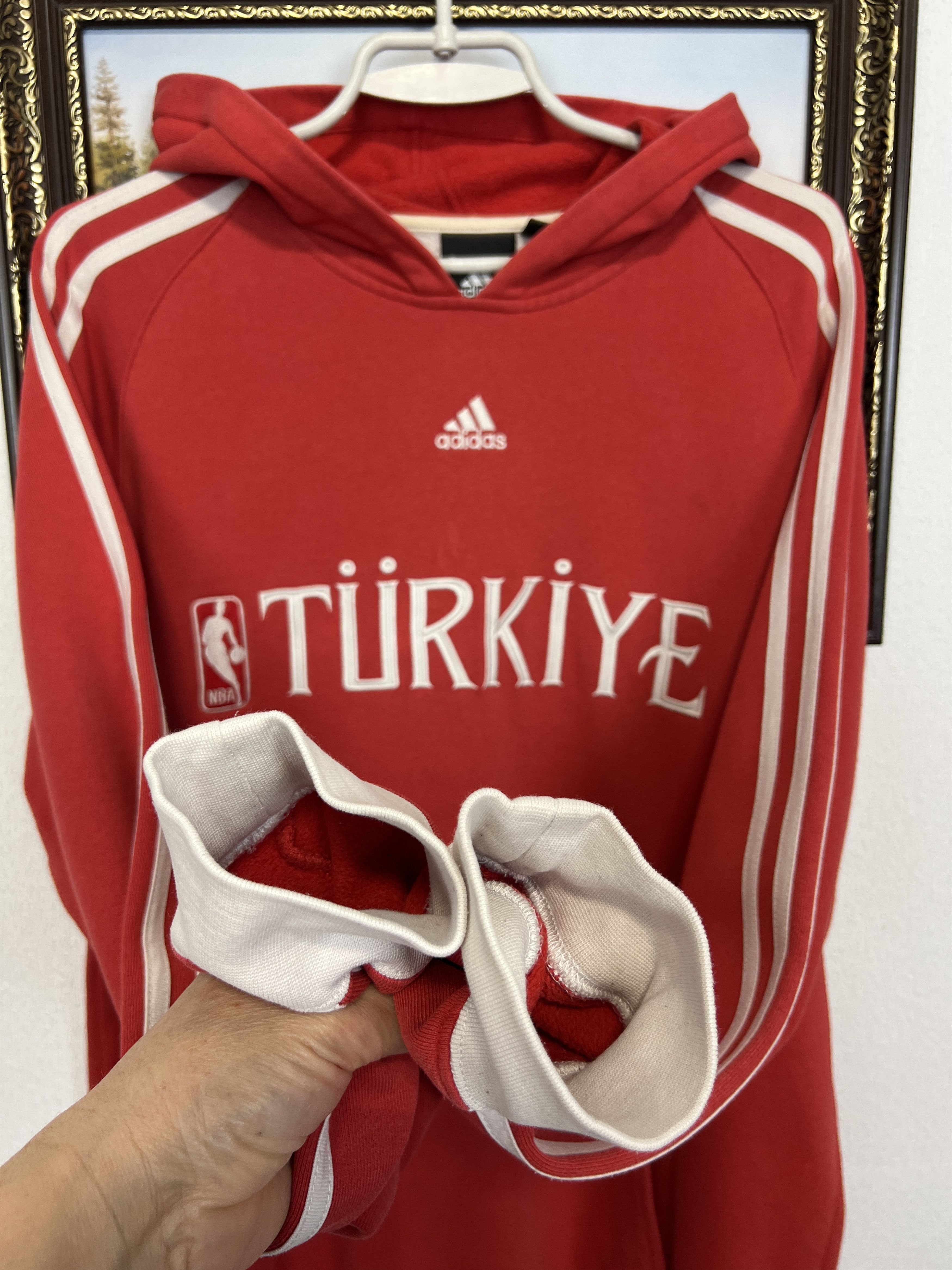 Adidas Vintage Adidas Turkey Basketball Team Hoodie Jacket National Size US M / EU 48-50 / 2 - 6 Thumbnail