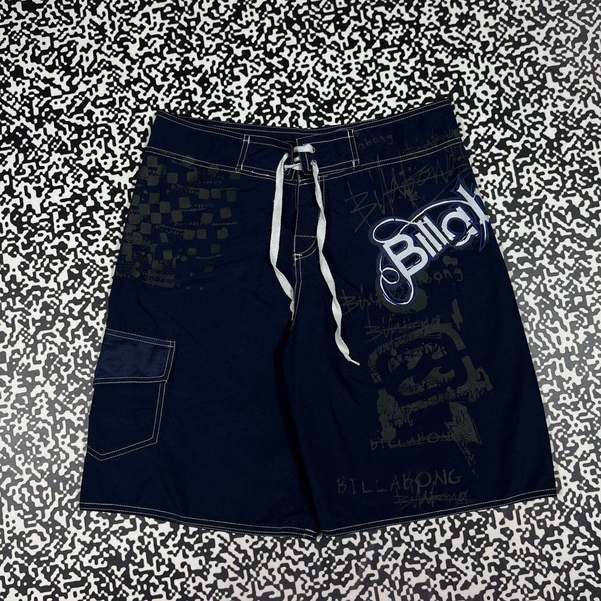 Vintage 90s BILLABONG Surf Retro Rap Style Swimming Shorts