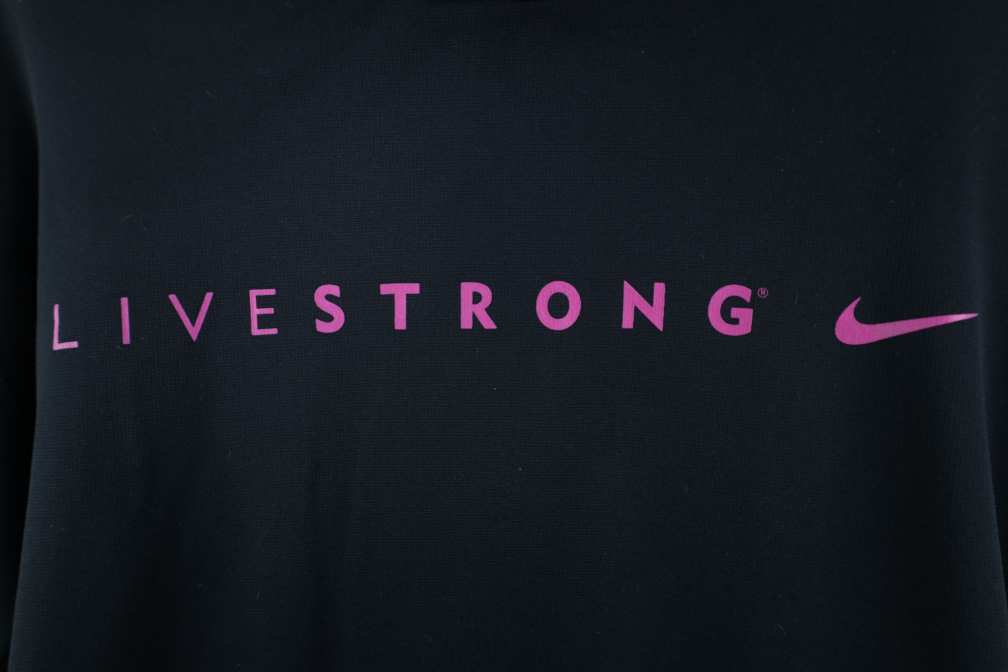 Nike Vintage Nike Livestrong Lance Armstrong Hoodie Black Size US M / EU 48-50 / 2 - 4 Thumbnail