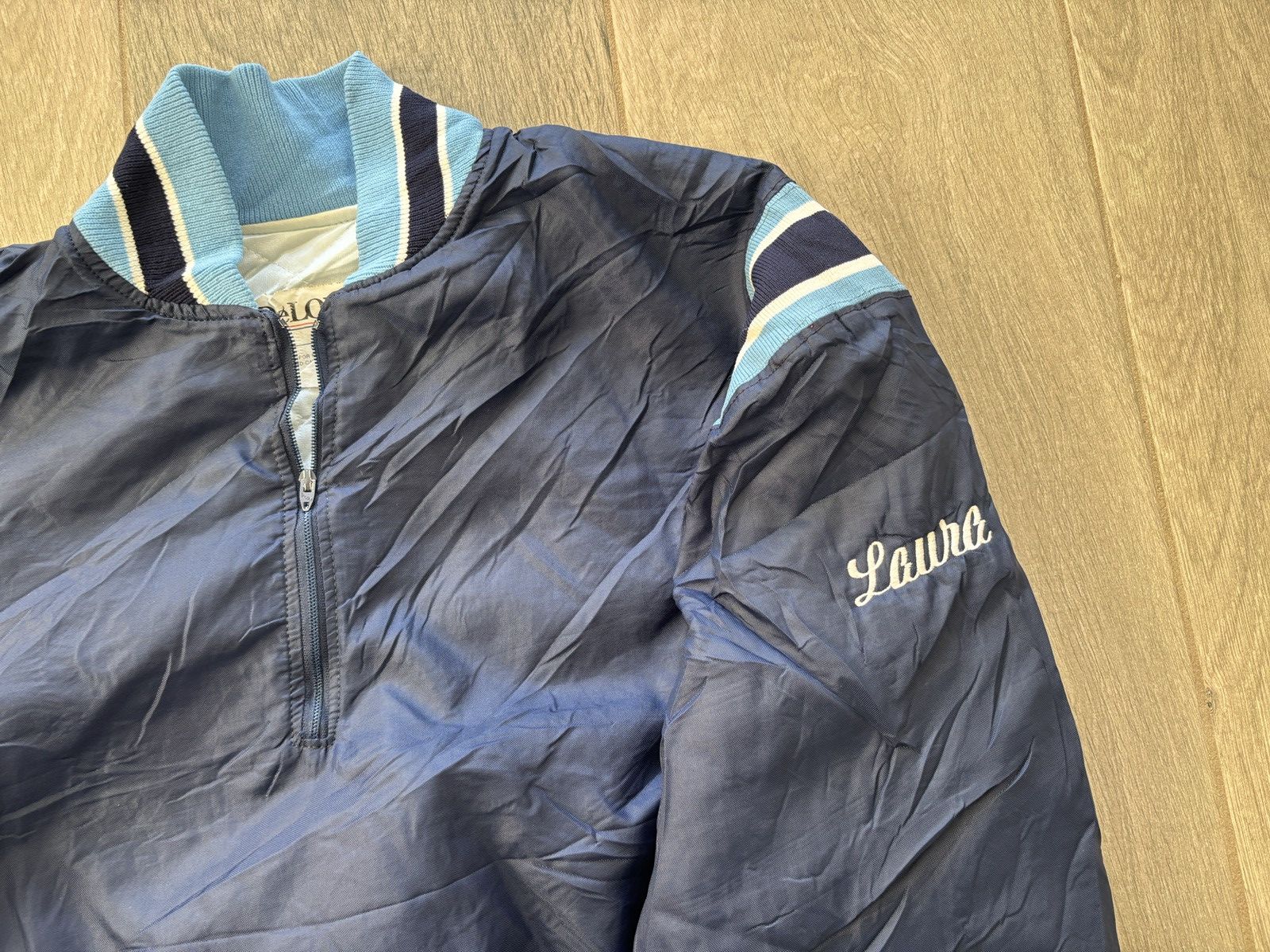 Delong Retro Bomber Jacket Size L / US 10 / IT 46 - 1 Thumbnail