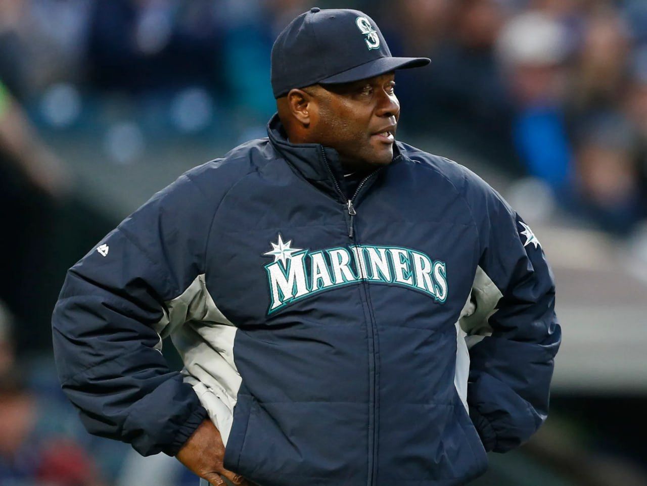 MLB × Majestic × Vintage 90s Marimers MLB Majestic Vintage Big Logo Jacket Size US XXL / EU 58 / 5 - 2 Thumbnail