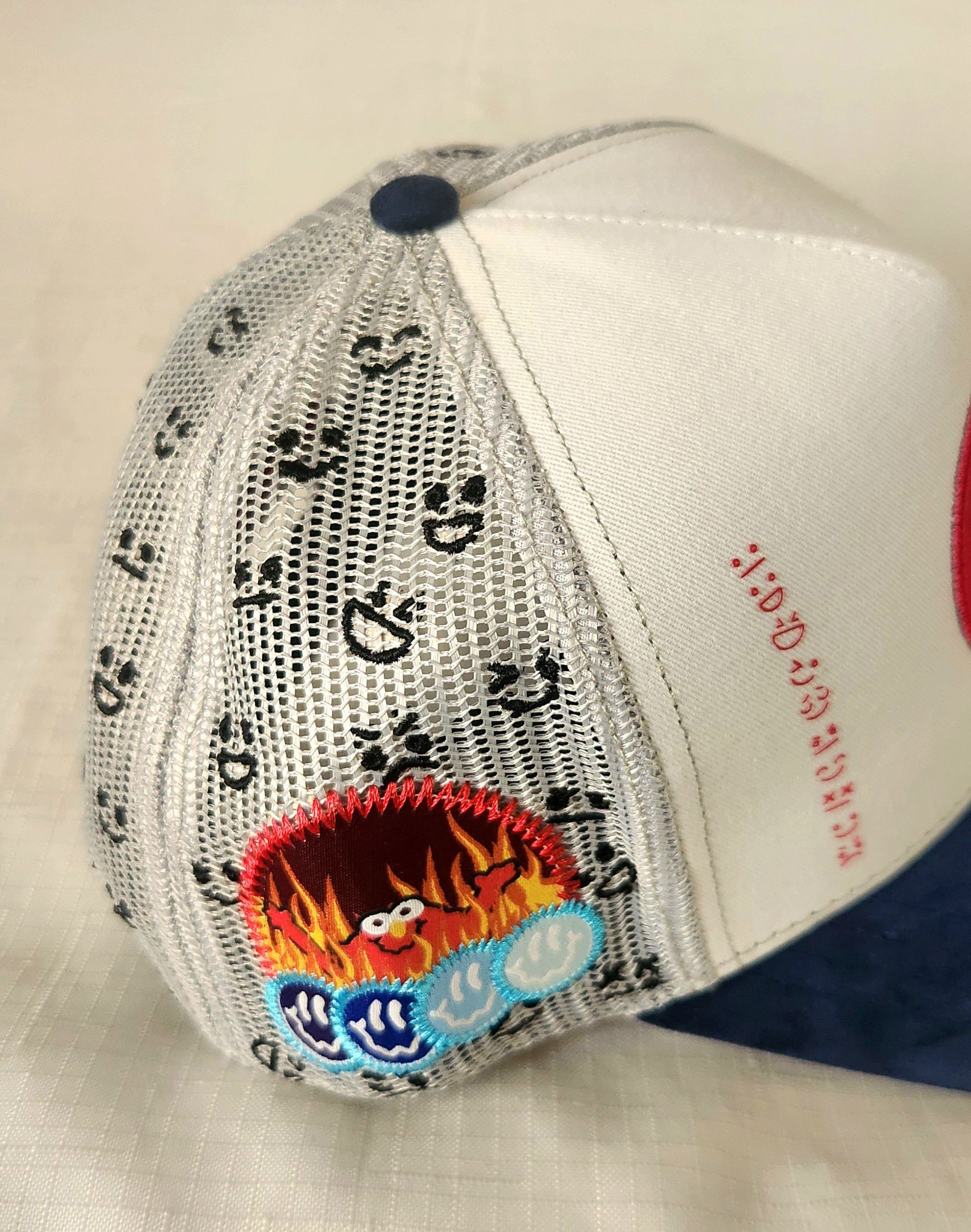 Other JC hats White Navy colorblock Beautiful Disaster Snapback Size ONE SIZE - 3 Thumbnail