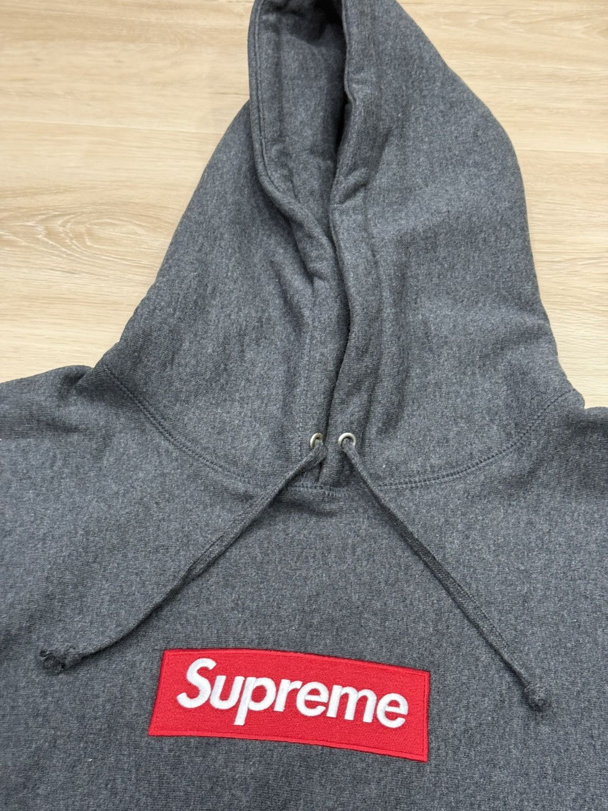 Supreme FW21 Charcoal Box Logo Hoodie