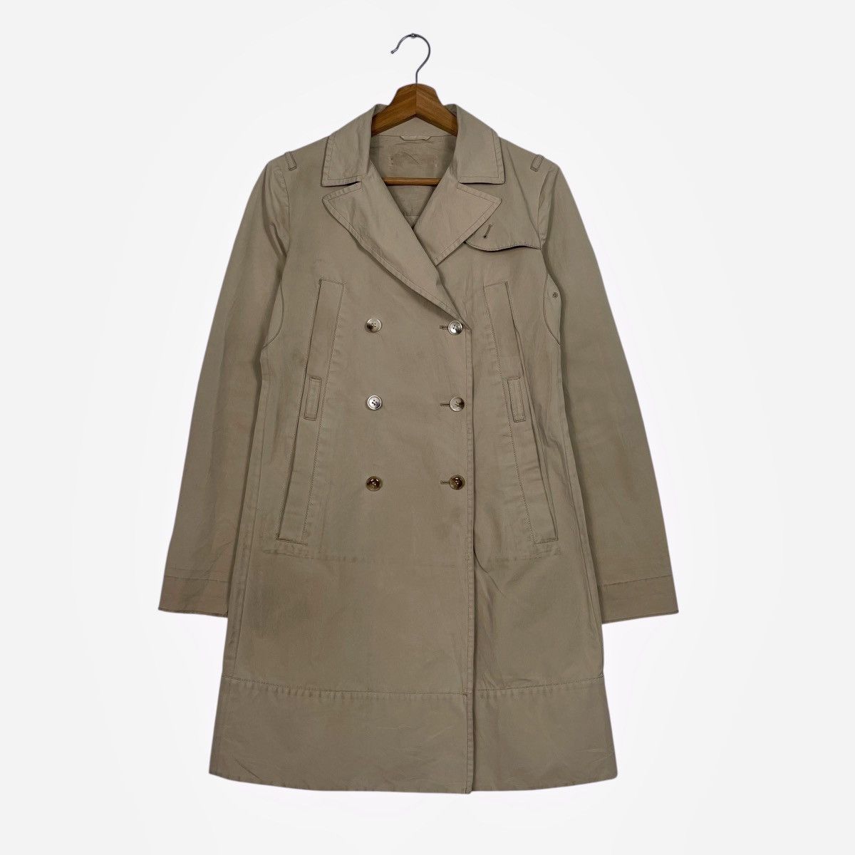 Prada Prada Double Breasted Trenchcoat Size XS / US 0-2 / IT 36-38 - 1 Thumbnail