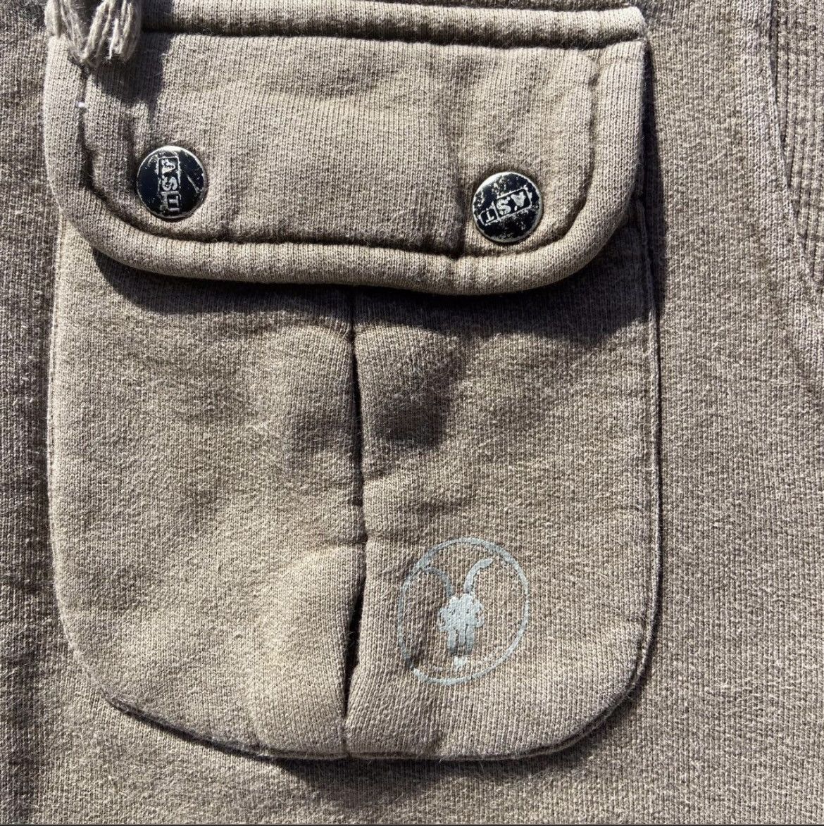 Allsaints All Saints Patchwork Cargo Hoodie Size US M / EU 48-50 / 2 - 6 Thumbnail
