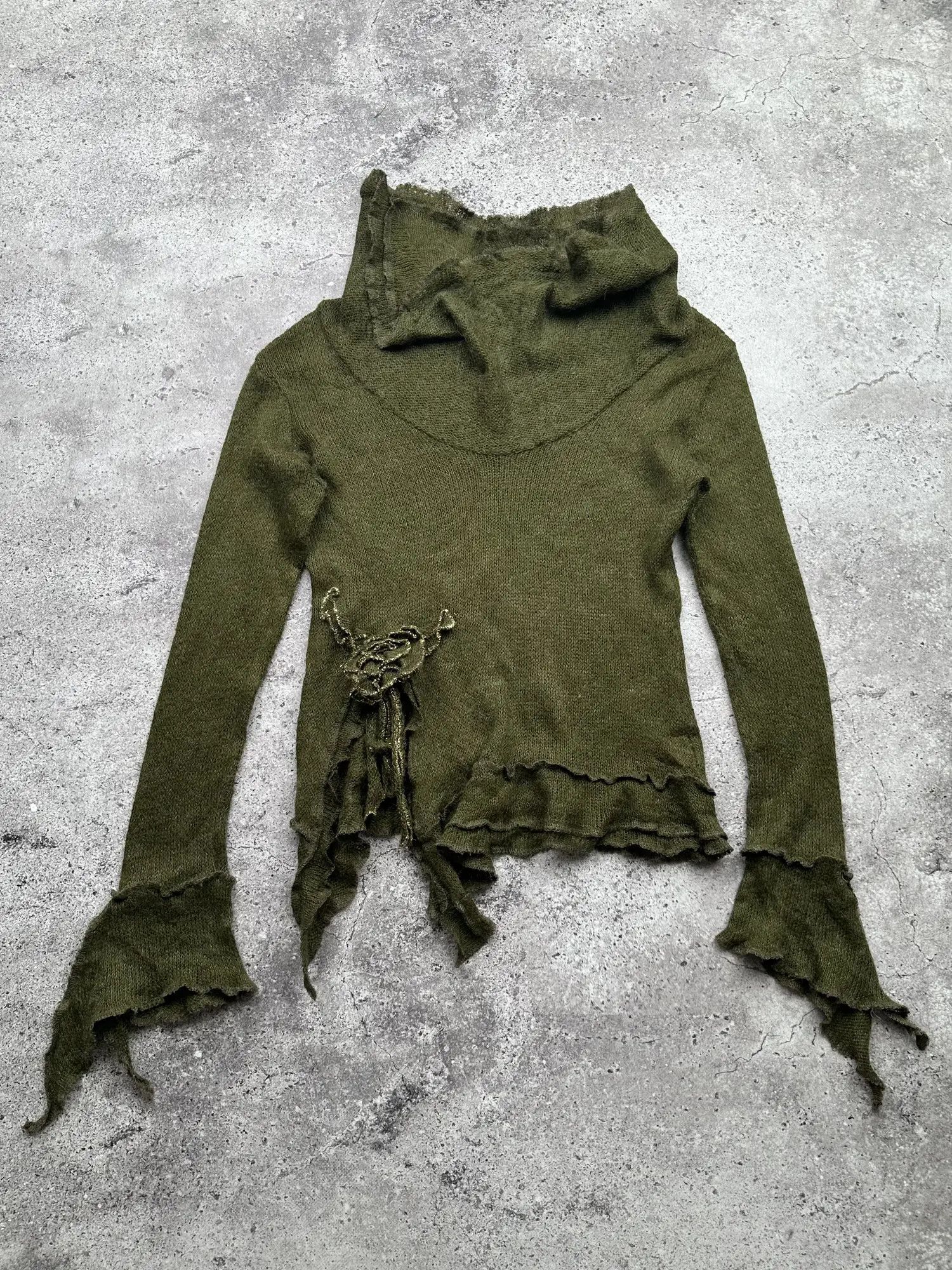 Japanese Brand Vintage Assymetry Blouse C79(V445) Size M / US 6-8 / IT 42-44 - 1 Thumbnail