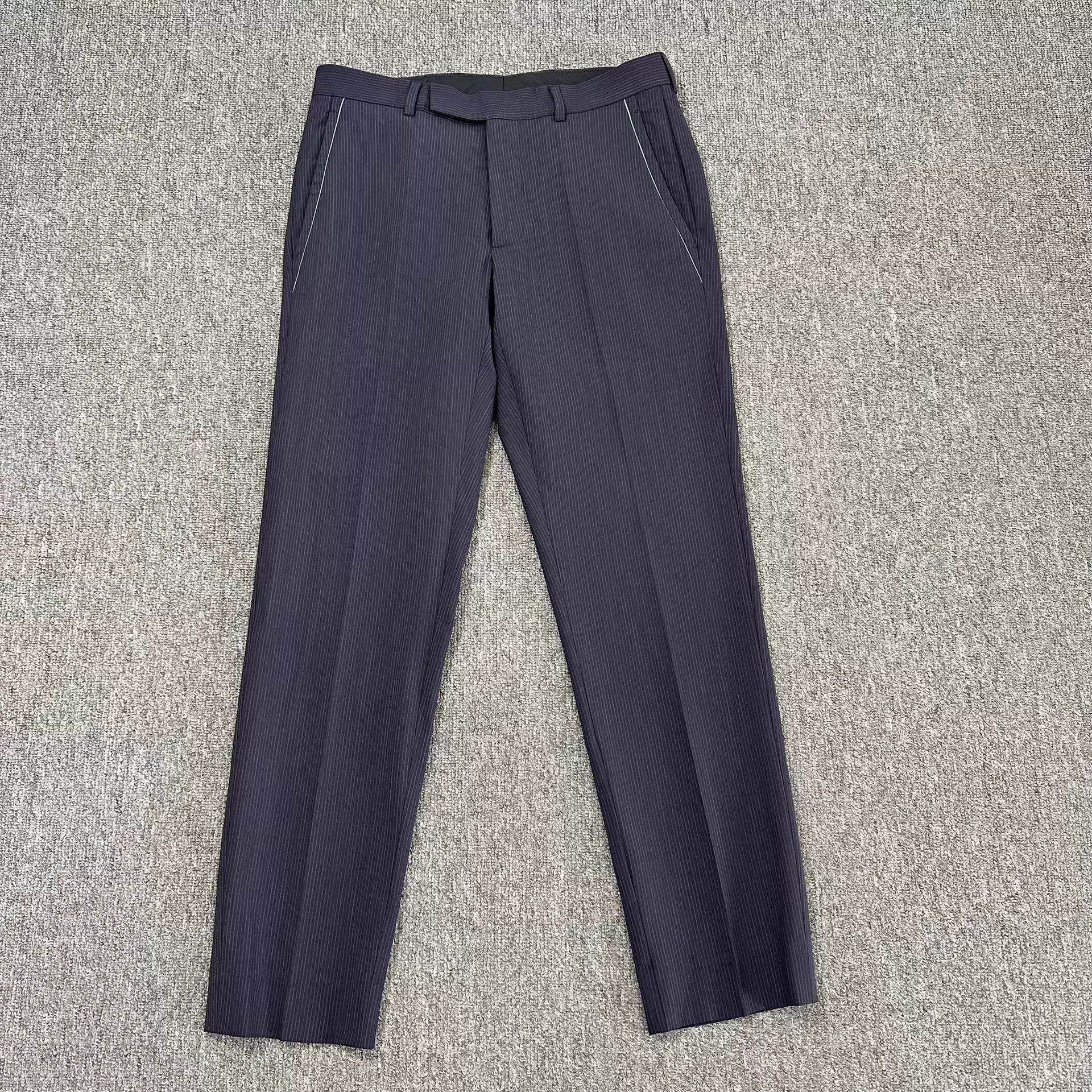 Dior Dior navy pinstripe notch lapel double-breasted suit Size 46R - 8 Thumbnail