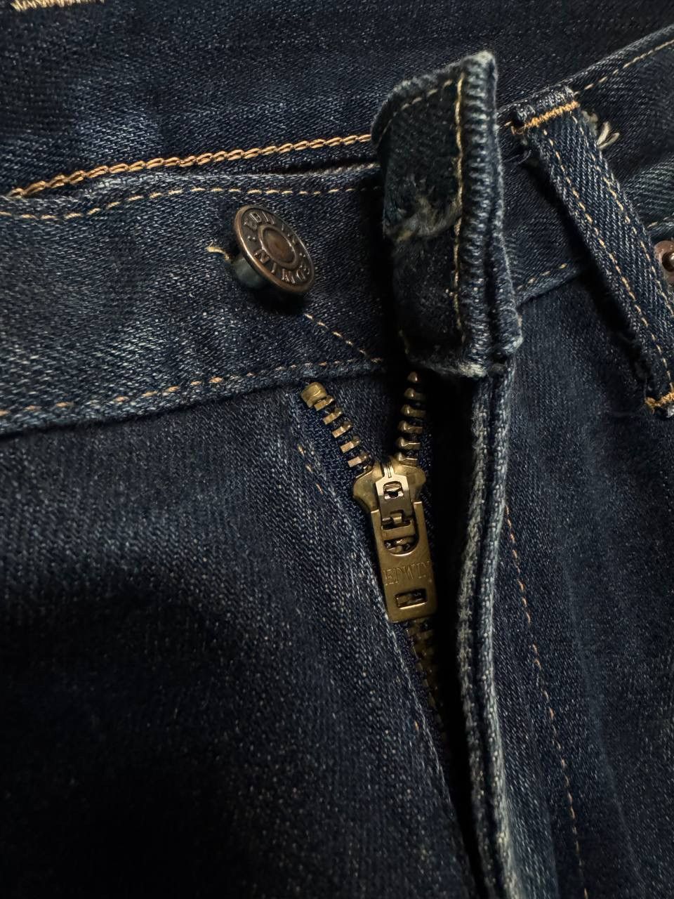 Edwin INSANE Edwin Rusty Mudwash Distress Dark Jean Made In Japan Size US 35 - 11 Thumbnail
