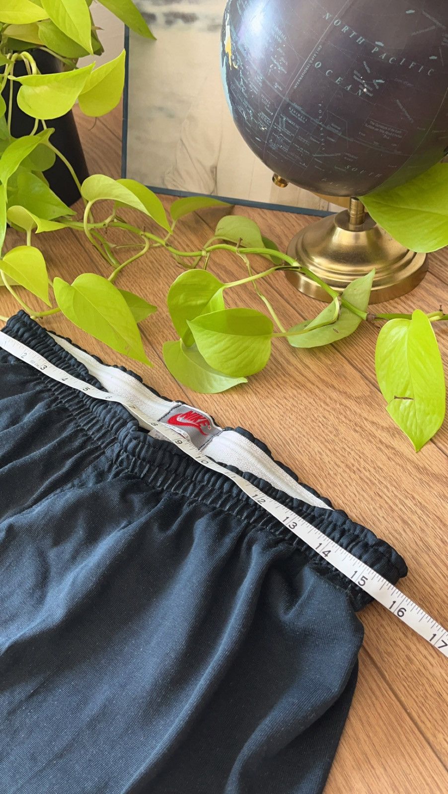 Nike × Vintage 90s Nike athletic elastic logo shorts Size US 31 - 9 Thumbnail