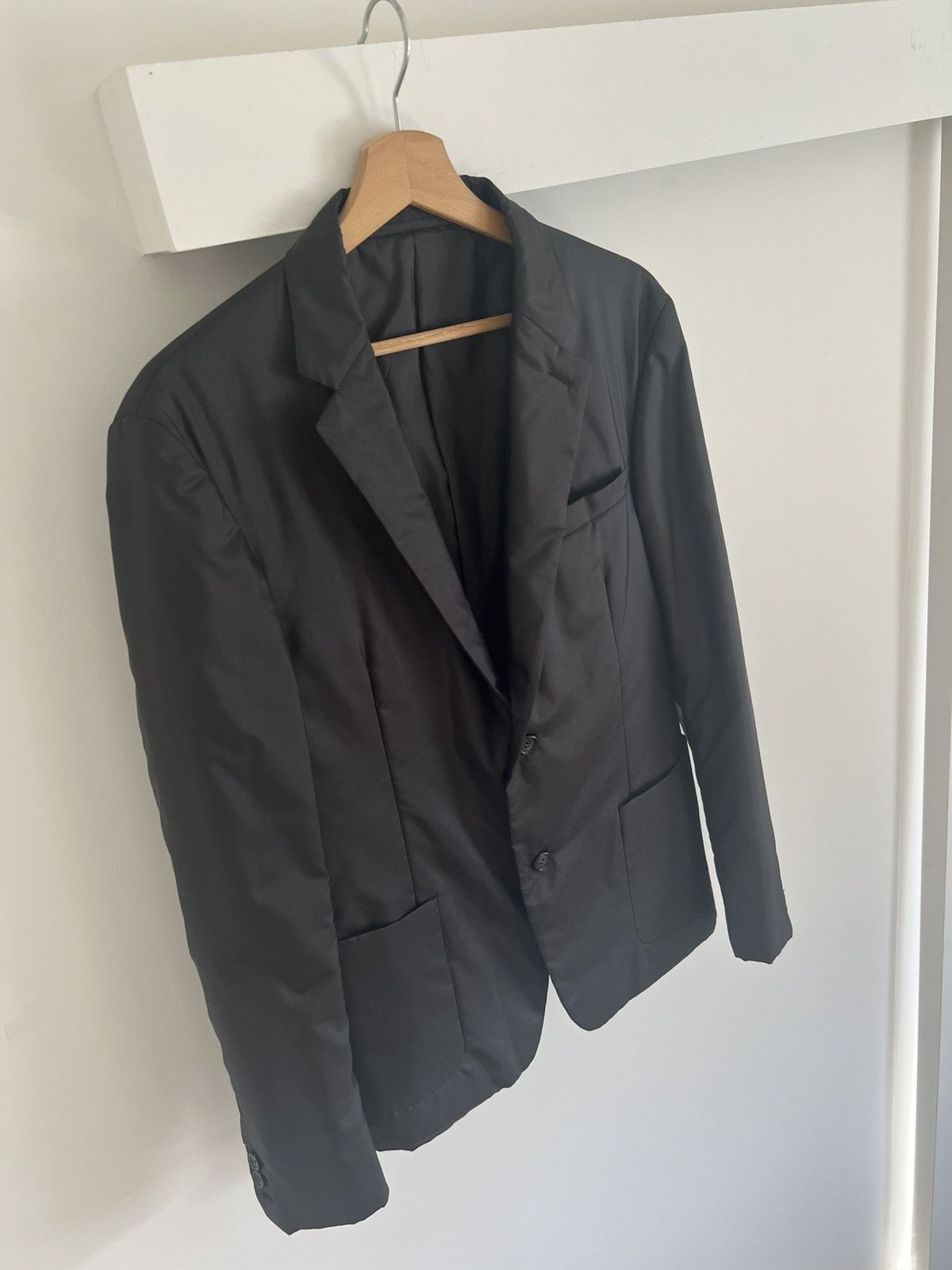 Prada Archive Prada Sport Black Nylon Blazer - Size 48 (Medium) Size US M / EU 48-50 / 2 - 2 Thumbnail