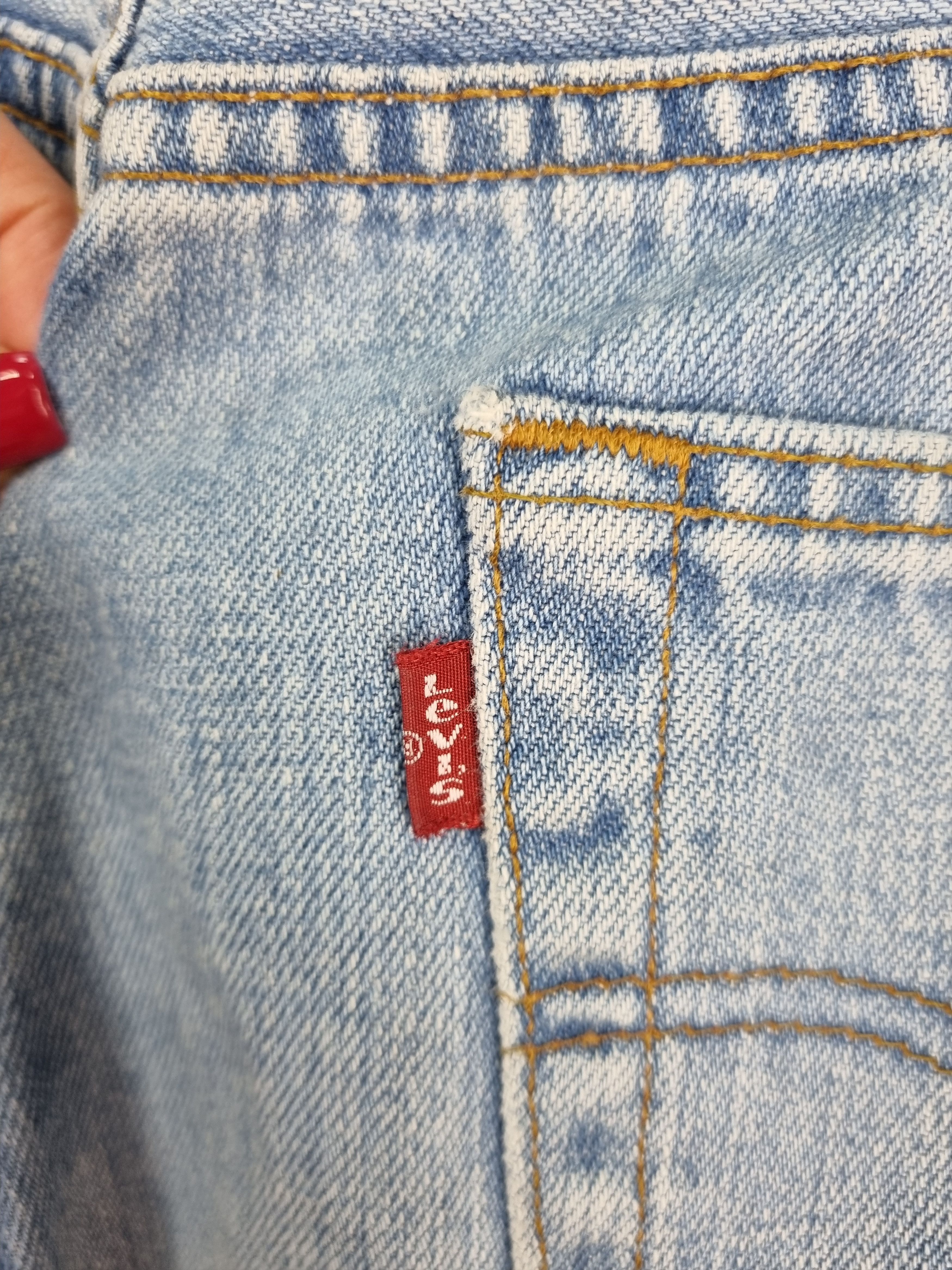 Levi's × Levi's Vintage Clothing × Vintage Levis 501 Magic Blue Vintage Denim Jeans Size US 36 / EU 52 - 21 Thumbnail