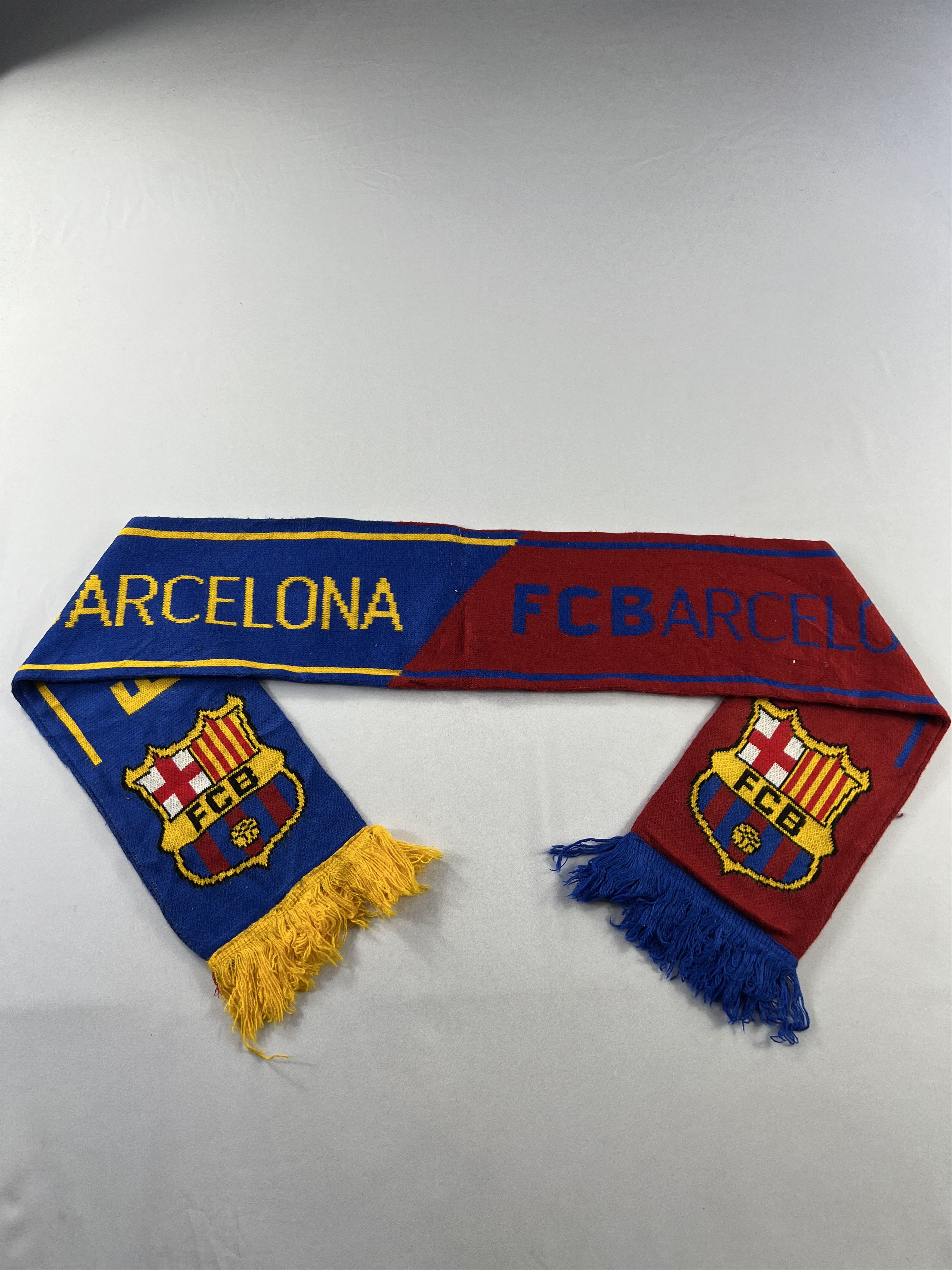 Vintage Barcelona Scarf / Muffler / Neckwear P1041 Size ONE SIZE - 6 Thumbnail