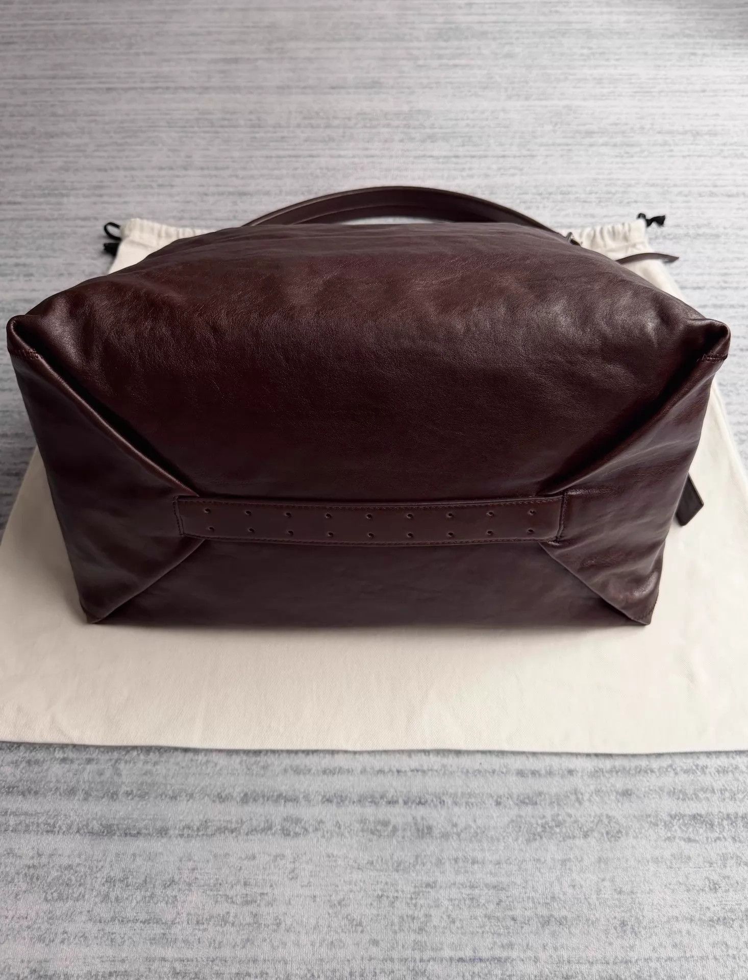Lemaire Lemaire Belted Hobo Tote Espresso Calfskin Jennie 25SS Size ONE SIZE - 4 Thumbnail