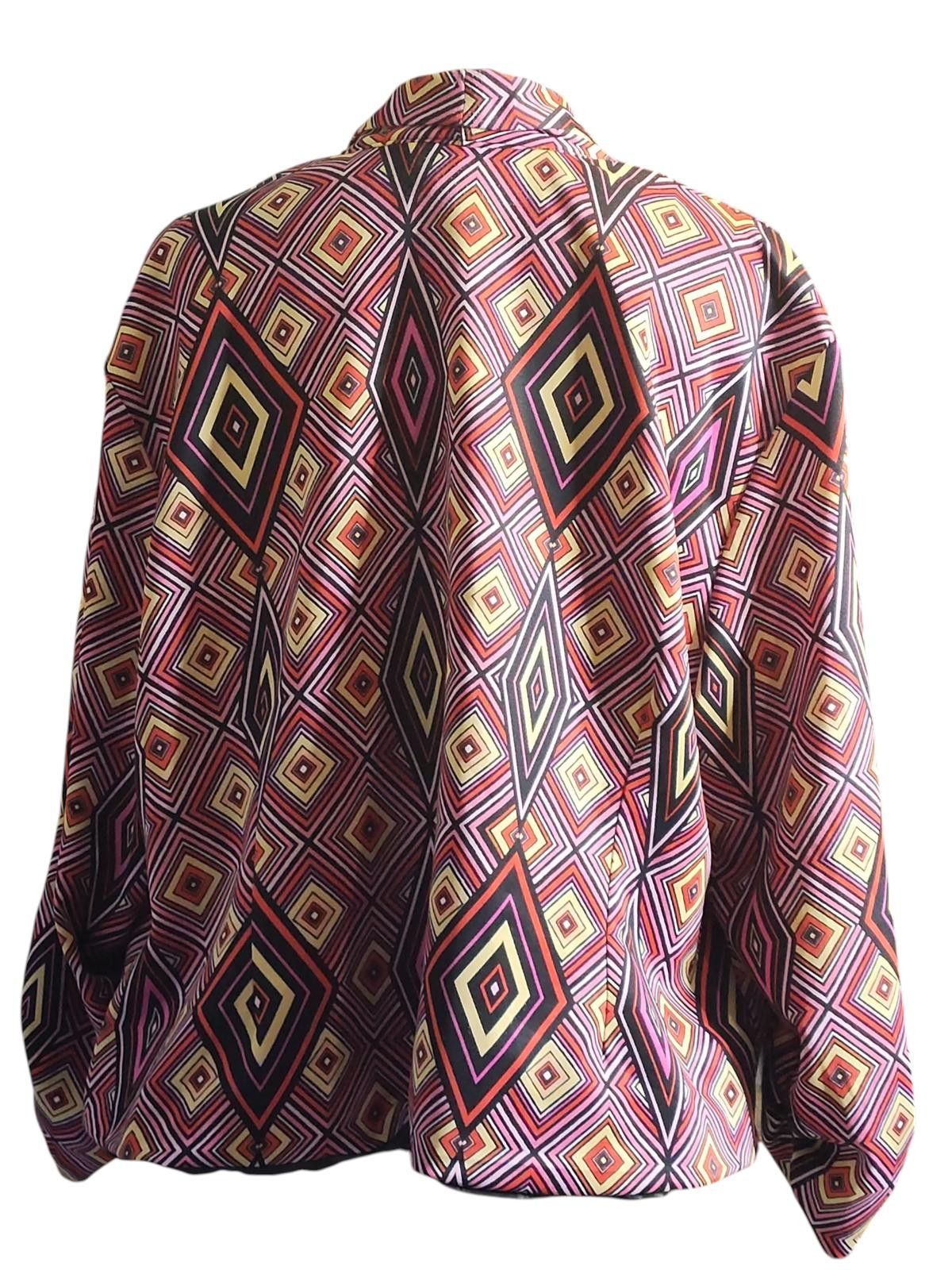 Designer Ashley Stewart Women's Geometric Pattern Open Front Blazer Size 4XL / US 24-26 - 7 Thumbnail