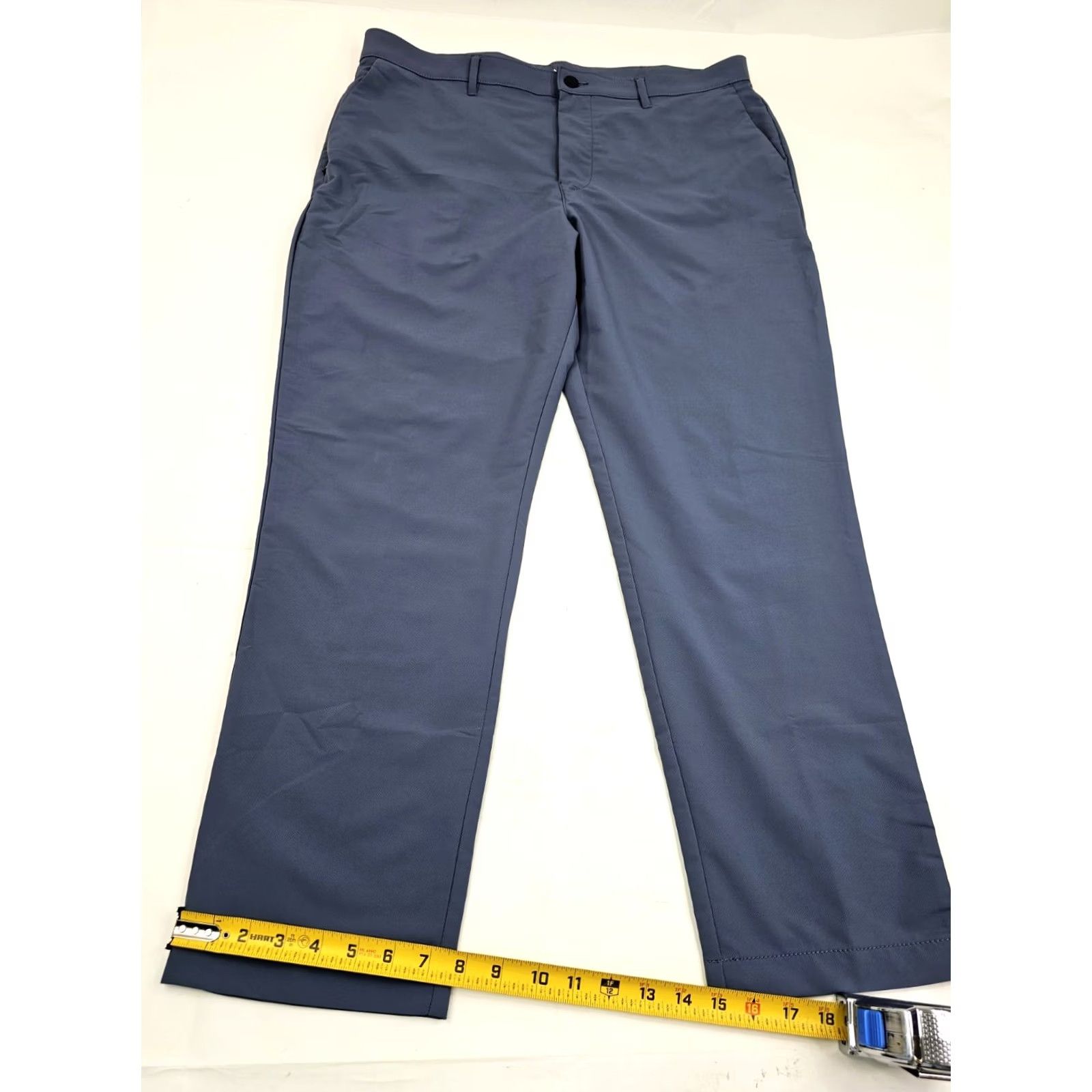 Banana Republic Banana Republic Performance Golf Flat Front Pants Men 40x29 Blue Regular Inseam 29 Khakis Solid Pockets Golf Theme Mens Size US 40 / EU 56 - 2 Thumbnail